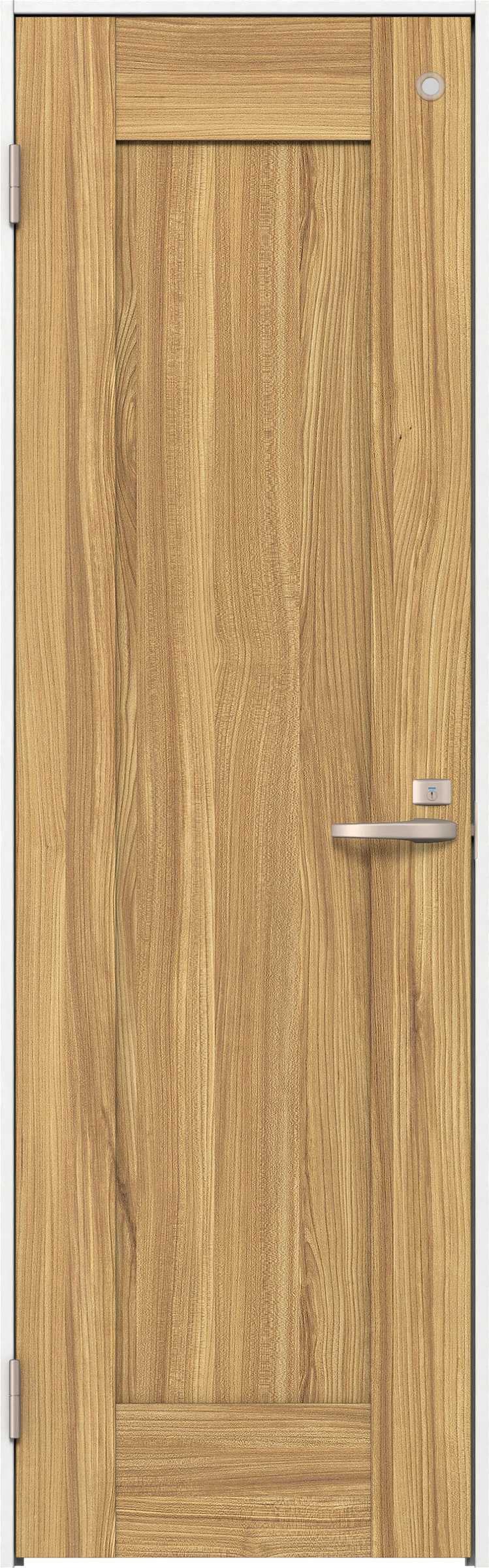 リビングドア　イエリア　トイレドア　扉セット　３８デザイン　８５０幅　２０００高　〈シナモンブラウン柄〉　左開き　錠付　表示錠　Ｎスタンダード丁番