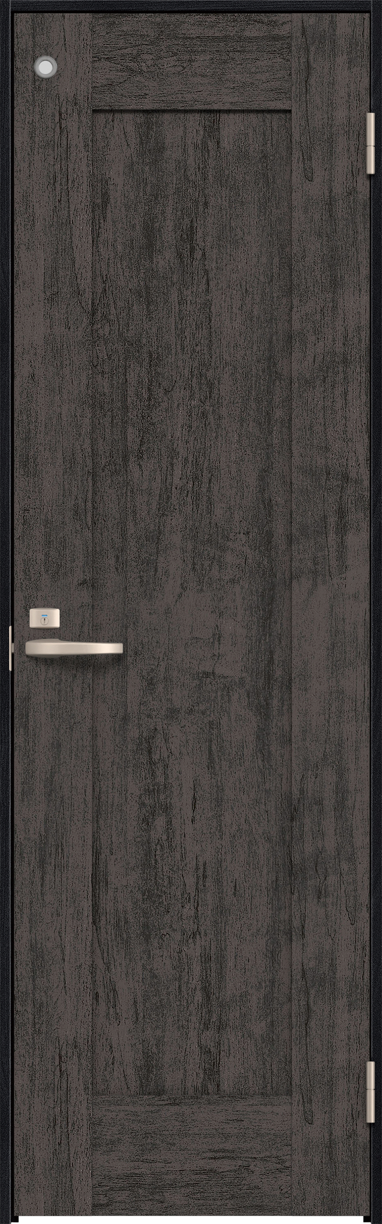 リビングドア　イエリア　トイレドア　扉セット　３８デザイン　８５０幅　２０００高　〈ドライブラック柄〉　右開き　錠付　表示錠　Ｎスタンダード丁番