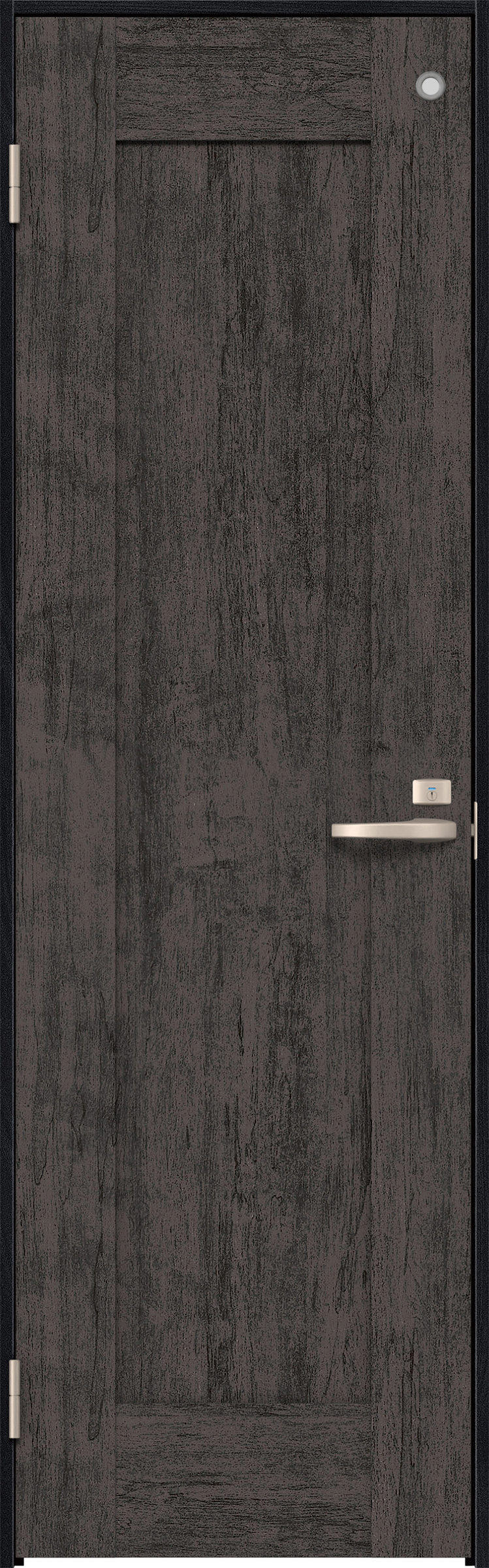 リビングドア　イエリア　トイレドア　扉セット　３８デザイン　８５０幅　２０００高　〈ドライブラック柄〉　左開き　錠付　表示錠　Ｎスタンダード丁番