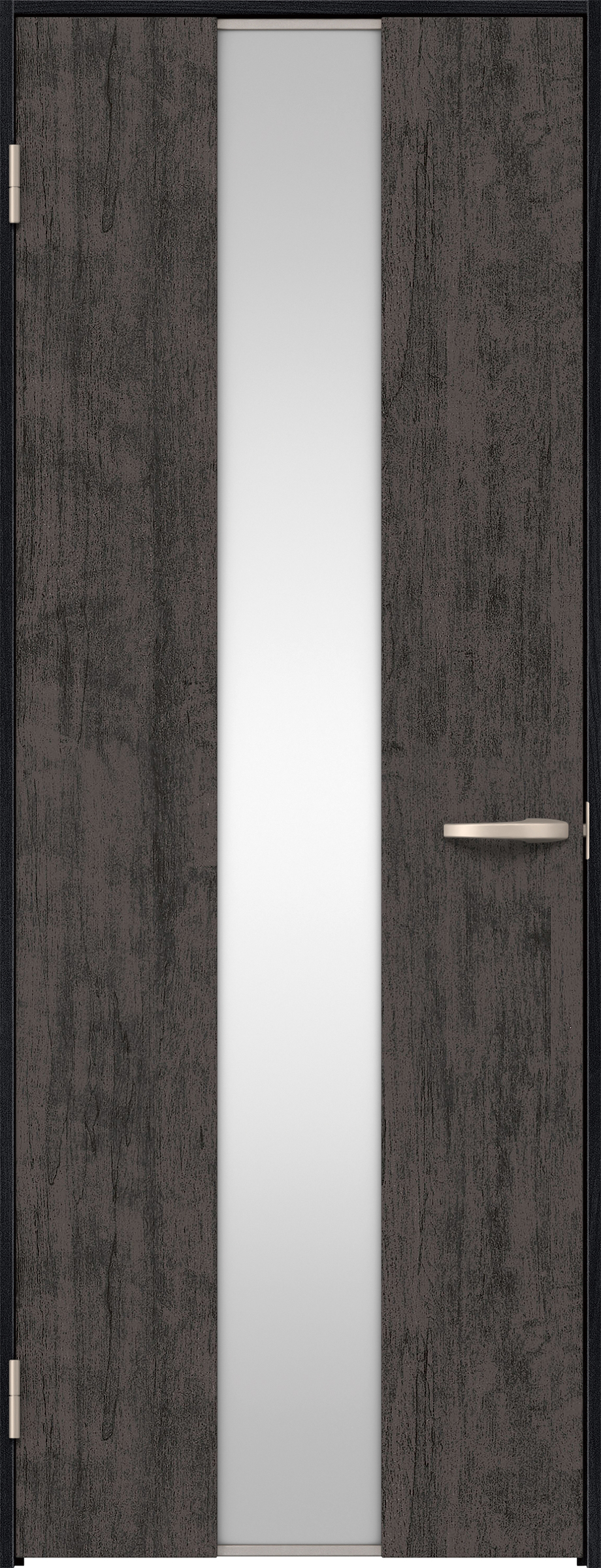 リビングドア　イエリア　片開きドア　扉セット　Ｇ５デザイン　８５０幅　２０００高　〈ドライブラック柄〉　左開き　空錠　Ｎスタンダード丁番