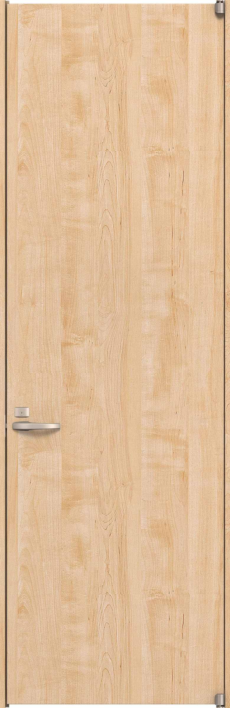 リビングドア　イエリア　二方枠ドア　扉セット　００デザイン　７８０幅　２４００高　〈ミルベージュ柄〉　右開き　錠付　間仕切錠　ピボット丁番