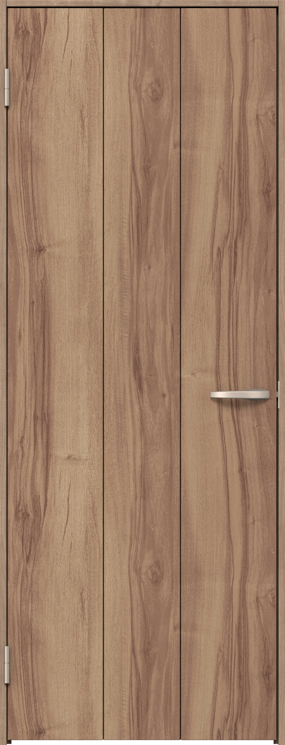 リビングドア　イエリア　片開きドア　扉セット　Ｇ１デザイン　８５０幅　２０００高　〈バームブラウン柄〉　左開き　空錠　Ｎスタンダード丁番