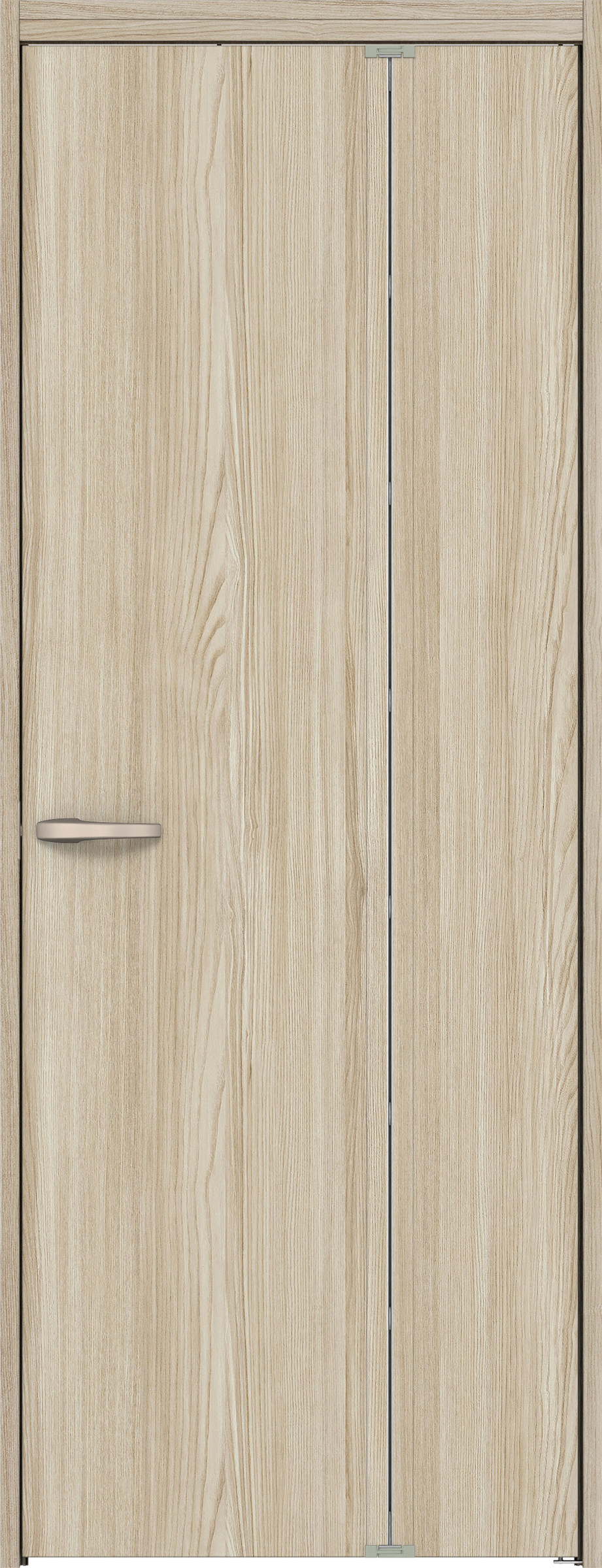 リビングドア　イエリア　機能ドア　折戸ドア　扉セット　００デザイン　７３５幅　２０００高　〈ソフトグレージュ柄〉　右開き　錠なし