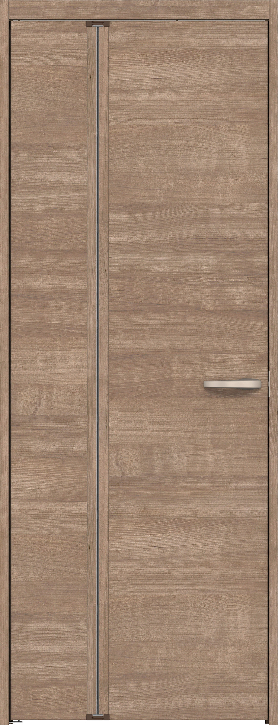 リビングドア　イエリア　機能ドア　折戸ドア　扉セット　Ｕ０デザイン　７８０幅　２０００高　〈トープグレー柄〉　左開き　錠なし