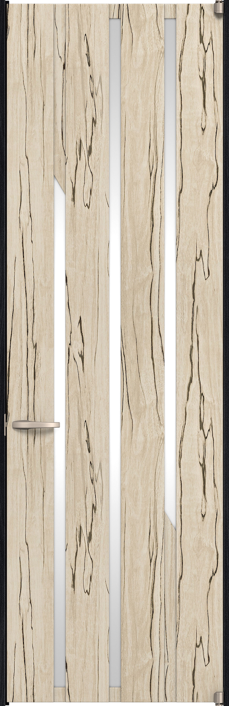 リビングドア　イエリア　二方枠ドア　扉セット　Ｅ３デザイン　７８０幅　２４００高　〈スロウベージュ柄〉　右開き　空錠　ピボット丁番