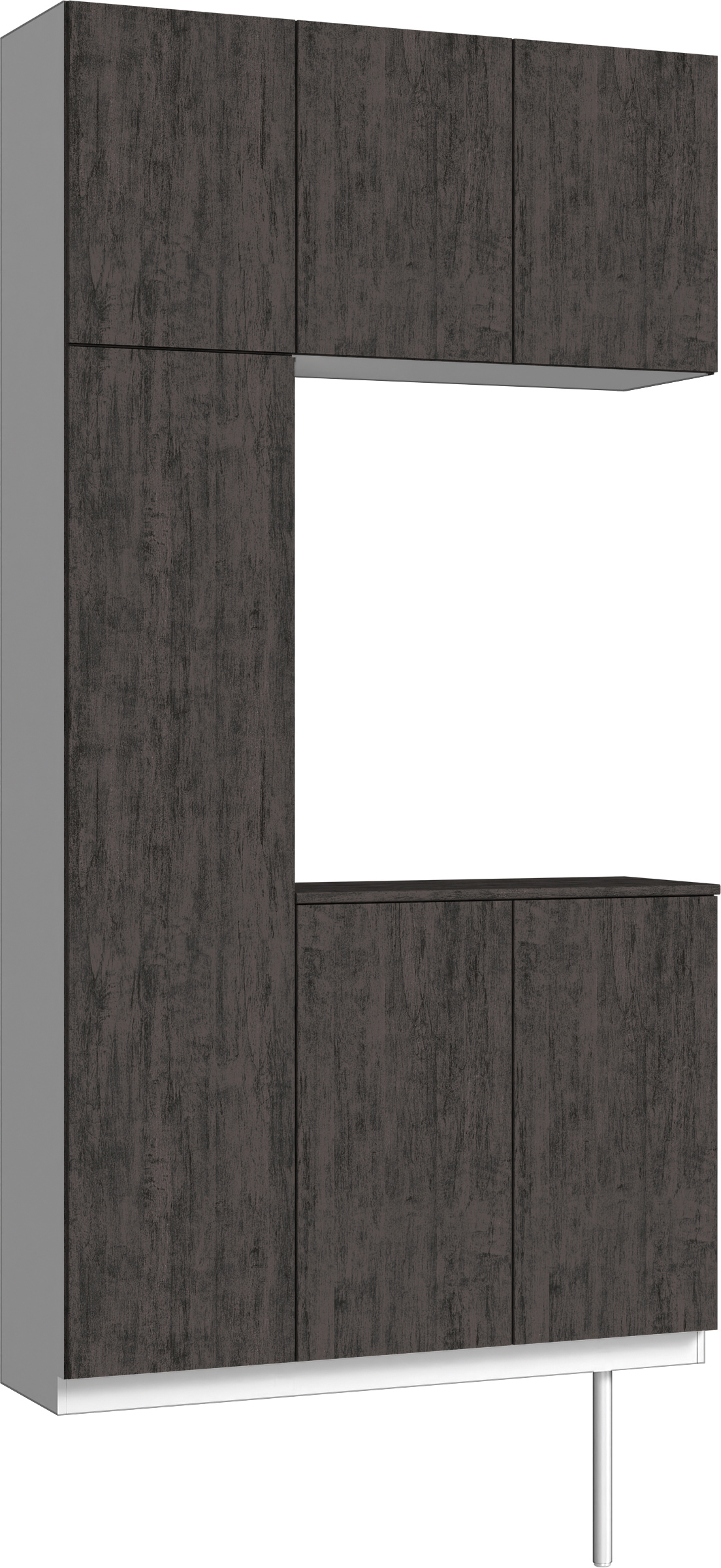 玄関収納　イエリア　開き戸ユニット　フラット　Ｓ３１　コの字ＰＬＡＮ　シューズ収納　パネル扉　１２００幅　〈ドライブラック柄〉　ハンドルレス