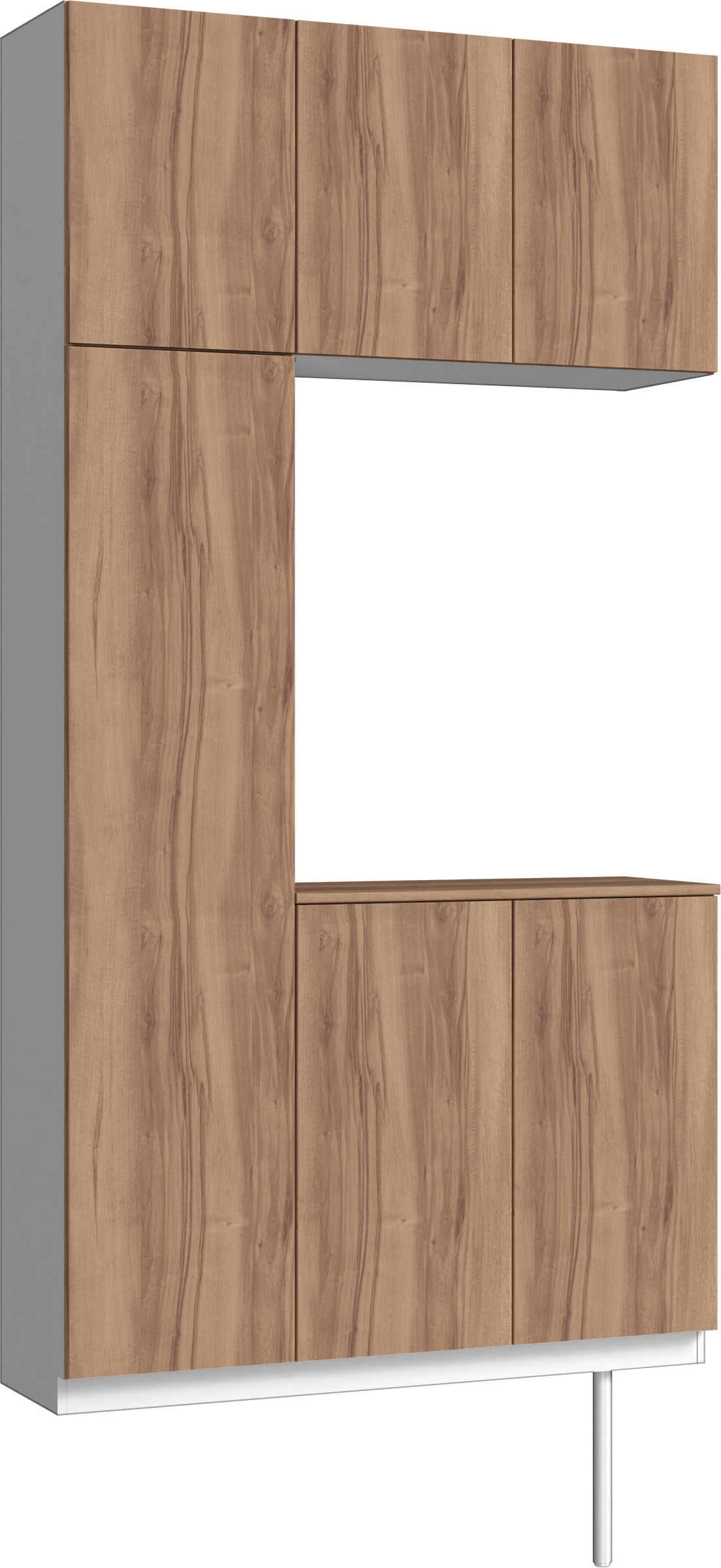 玄関収納　イエリア　開き戸ユニット　フラット　Ｓ３１　コの字ＰＬＡＮ　シューズ収納　パネル扉　１２００幅　〈バームブラウン柄〉　ハンドルレス