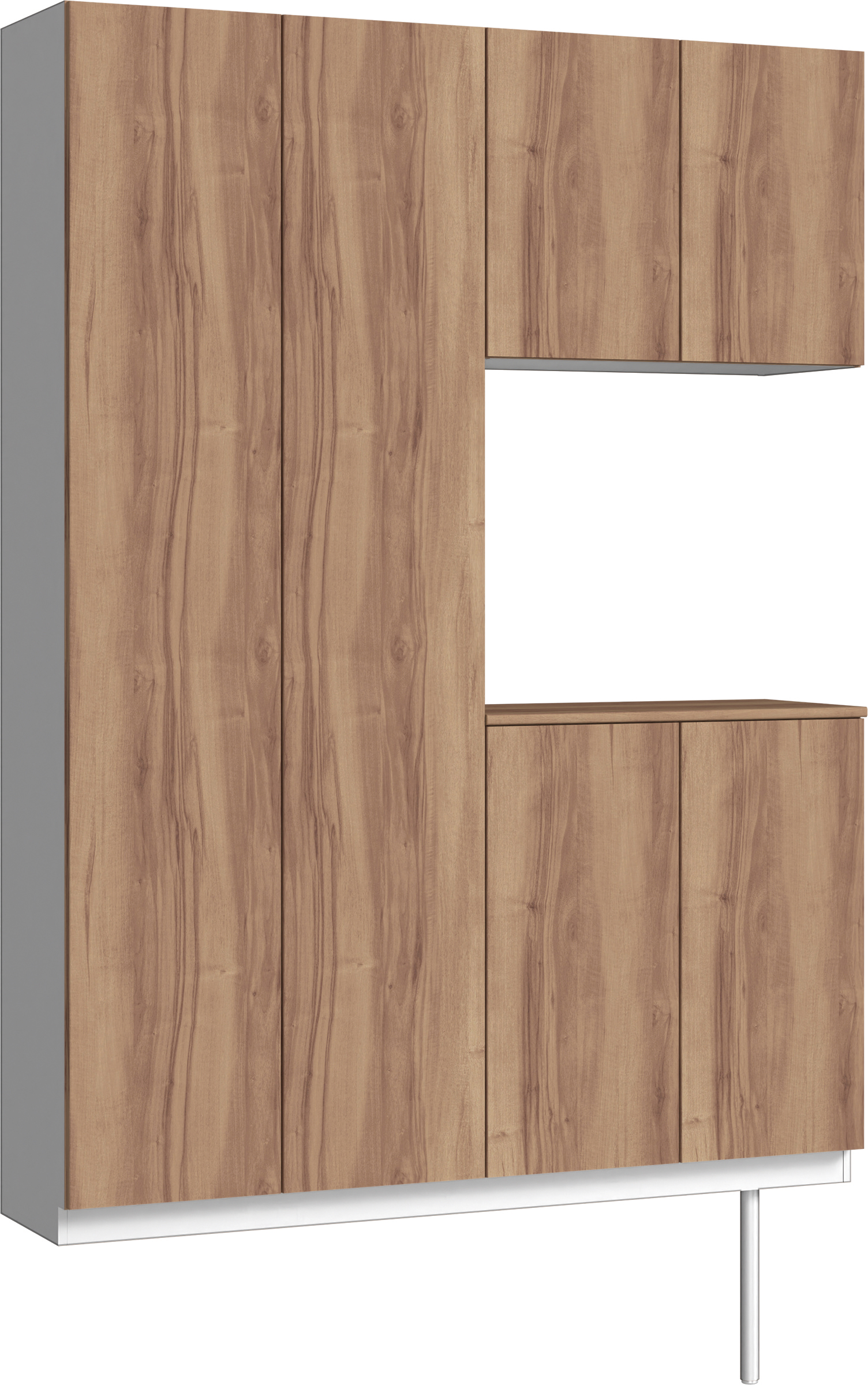 玄関収納　イエリア　開き戸ユニット　フラット　Ｓ８７　コの字ＰＬＡＮ　シューズ収納　パネル扉　１４８０幅　〈バームブラウン柄〉　ハンドルレス