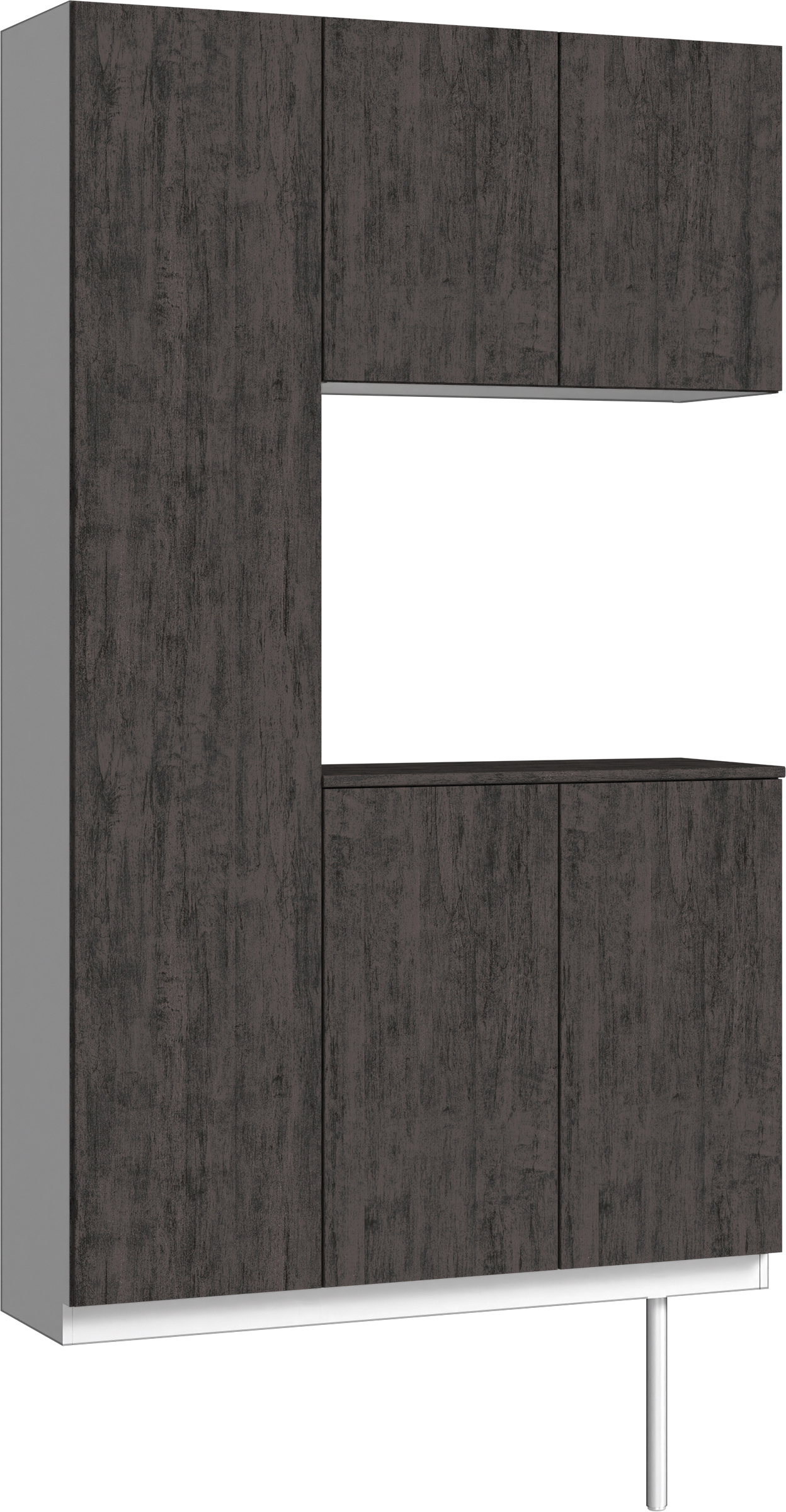 玄関収納　イエリア　開き戸ユニット　フラット　Ｓ９９　コの字ＰＬＡＮ　シューズ収納　パネル扉　１２００幅　〈ドライブラック柄〉　ハンドルレス