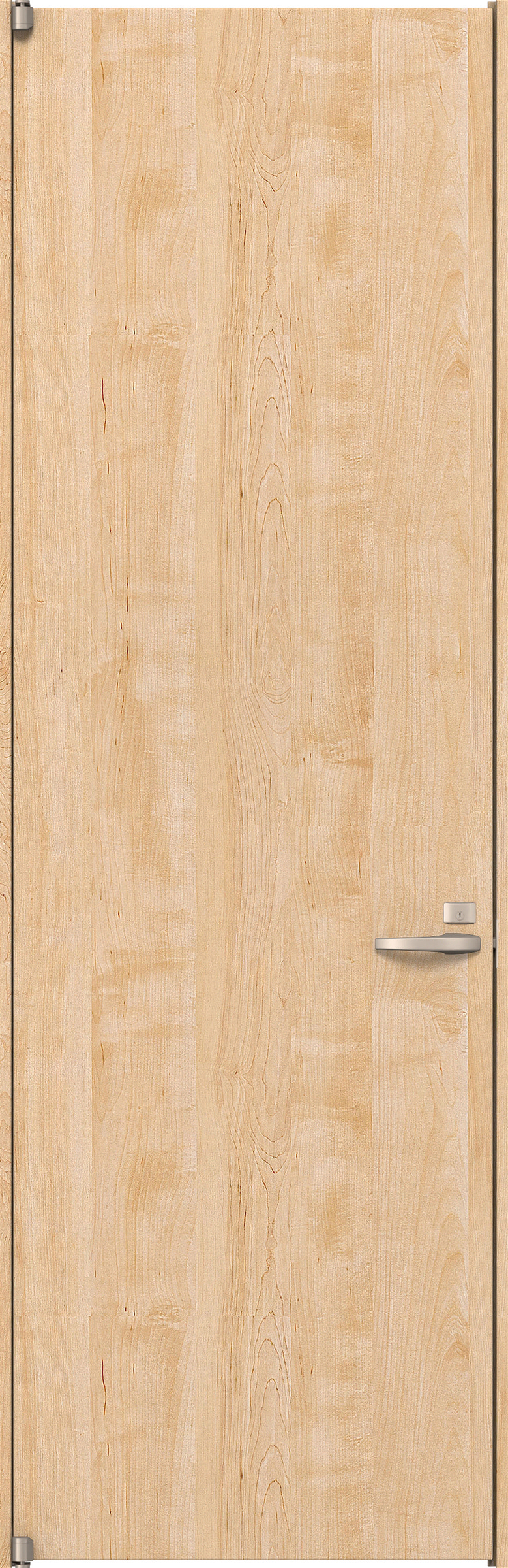 リビングドア　イエリア　二方枠ドア　扉セット　００デザイン　７８０幅　２４００高　〈ミルベージュ柄〉　左開き　錠付　間仕切錠　ピボット丁番