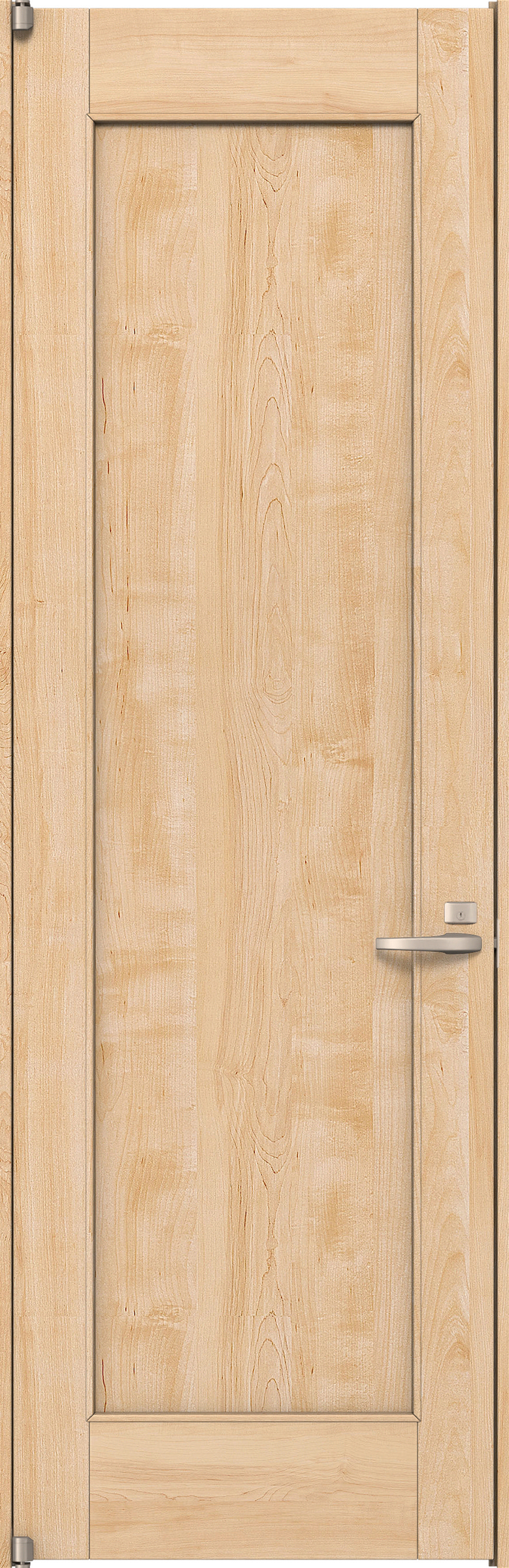 リビングドア　イエリア　二方枠ドア　扉セット　０１デザイン　８５０幅　２４００高　〈ミルベージュ柄〉　左開き　錠付　間仕切錠　ピボット丁番