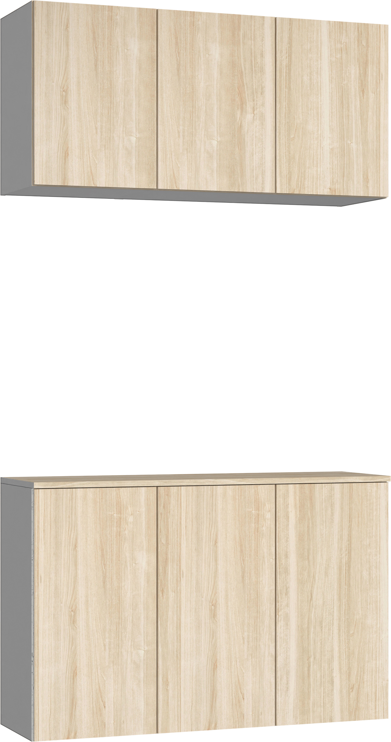 玄関収納　イエリア　開き戸ユニット　フラット　Ｓ３９　二の字ＰＬＡＮ　パネル扉　１２００幅　〈コットンベージュ柄〉　ハンドルレス