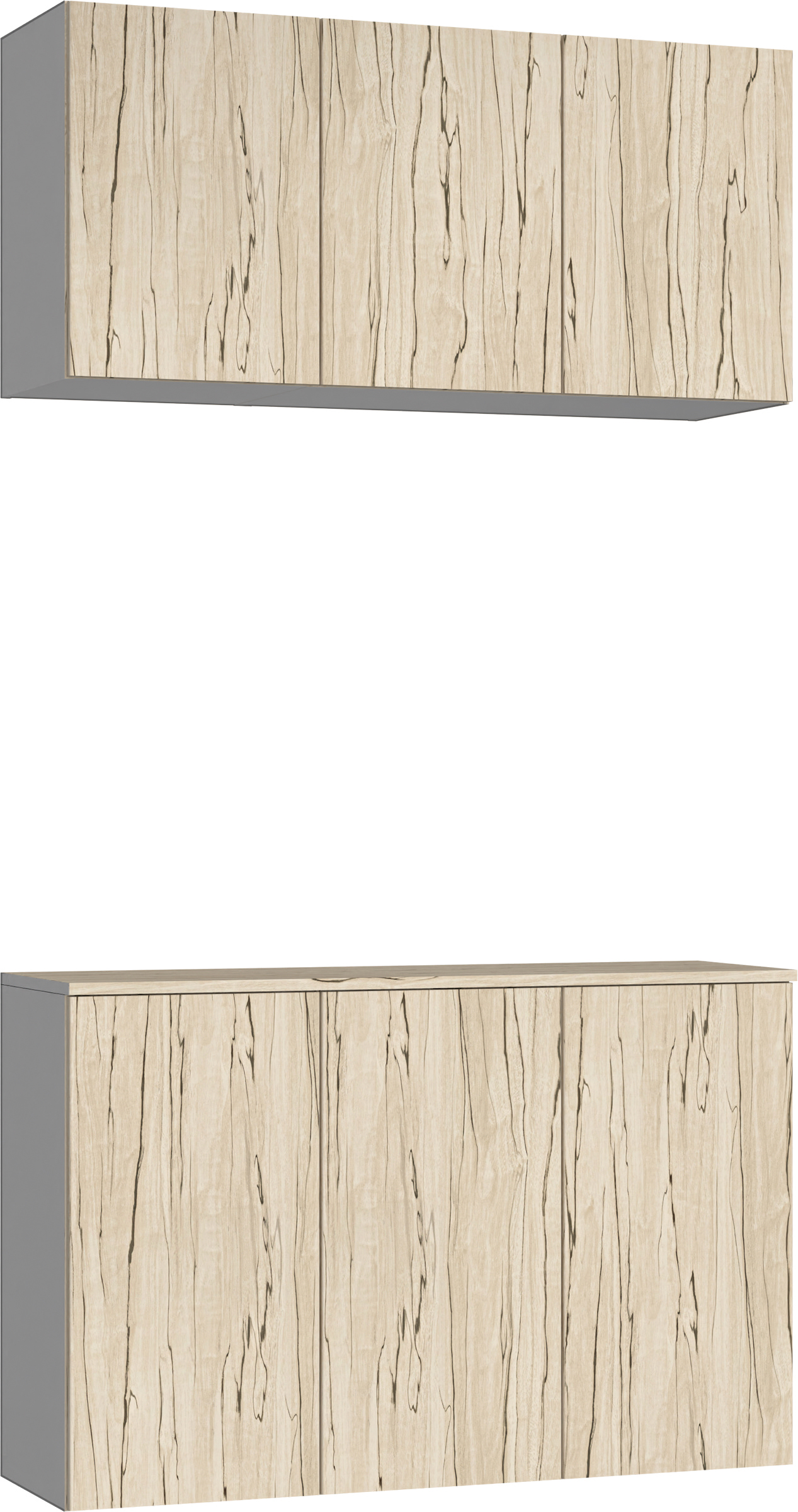 玄関収納　イエリア　開き戸ユニット　フラット　Ｓ３９　二の字ＰＬＡＮ　パネル扉　１２００幅　〈スロウベージュ柄〉　ハンドルレス