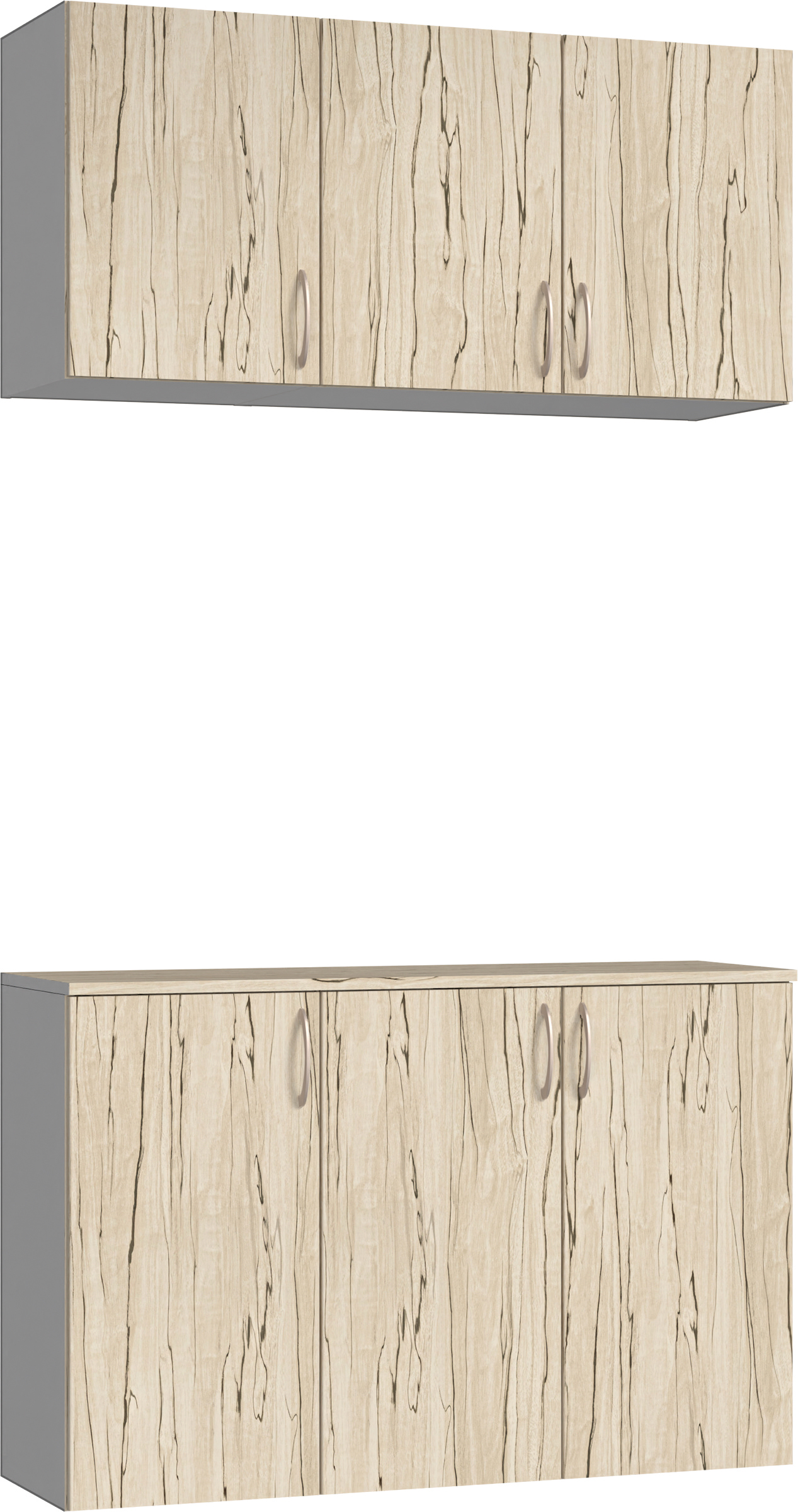 玄関収納　イエリア　開き戸ユニット　フラット　Ｓ３９　二の字ＰＬＡＮ　パネル扉　１２００幅　〈スロウベージュ柄〉　ハンドルラウンド型〈Ｔシルバー色〉