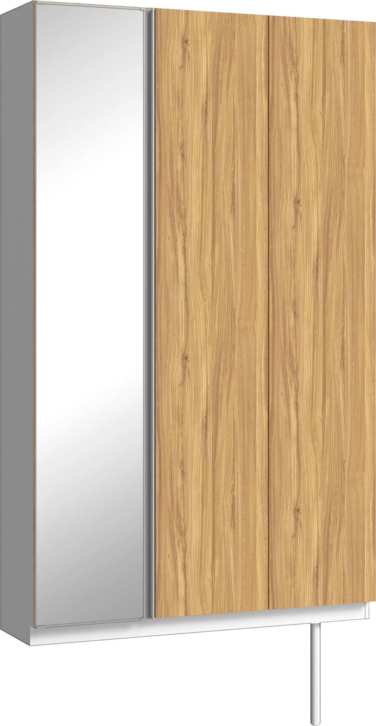 玄関収納　イエリア　開き戸ユニット　フラット　Ｓ９２　トールＰＬＡＮ　シューズ収納　ミラー扉　１２００幅　〈シナモンブラウン柄〉　ハンドルレス