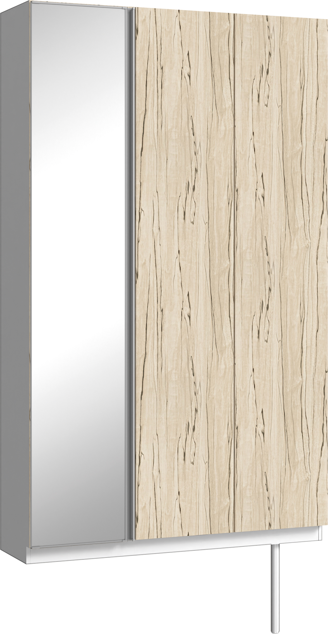 玄関収納　イエリア　開き戸ユニット　フラット　Ｓ９２　トールＰＬＡＮ　シューズ収納　ミラー扉　１２００幅　〈スロウベージュ柄〉　ハンドルレス