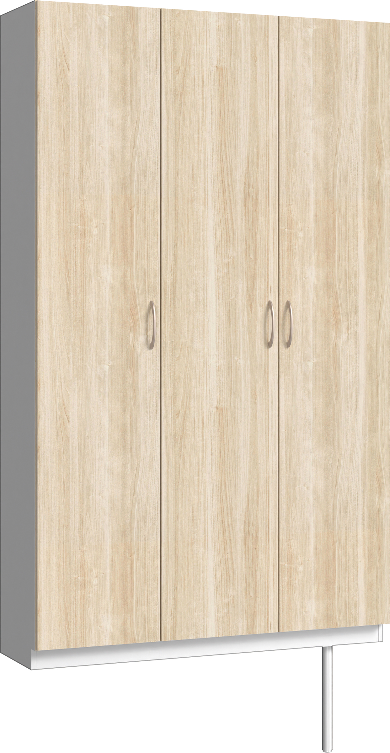 玄関収納　イエリア　開き戸ユニット　フラット　Ｓ９６　トールＰＬＡＮ　シューズ収納　パネル扉　１２００幅　〈コットンベージュ柄〉　ハンドルラウンド型〈Ｔシルバー色〉