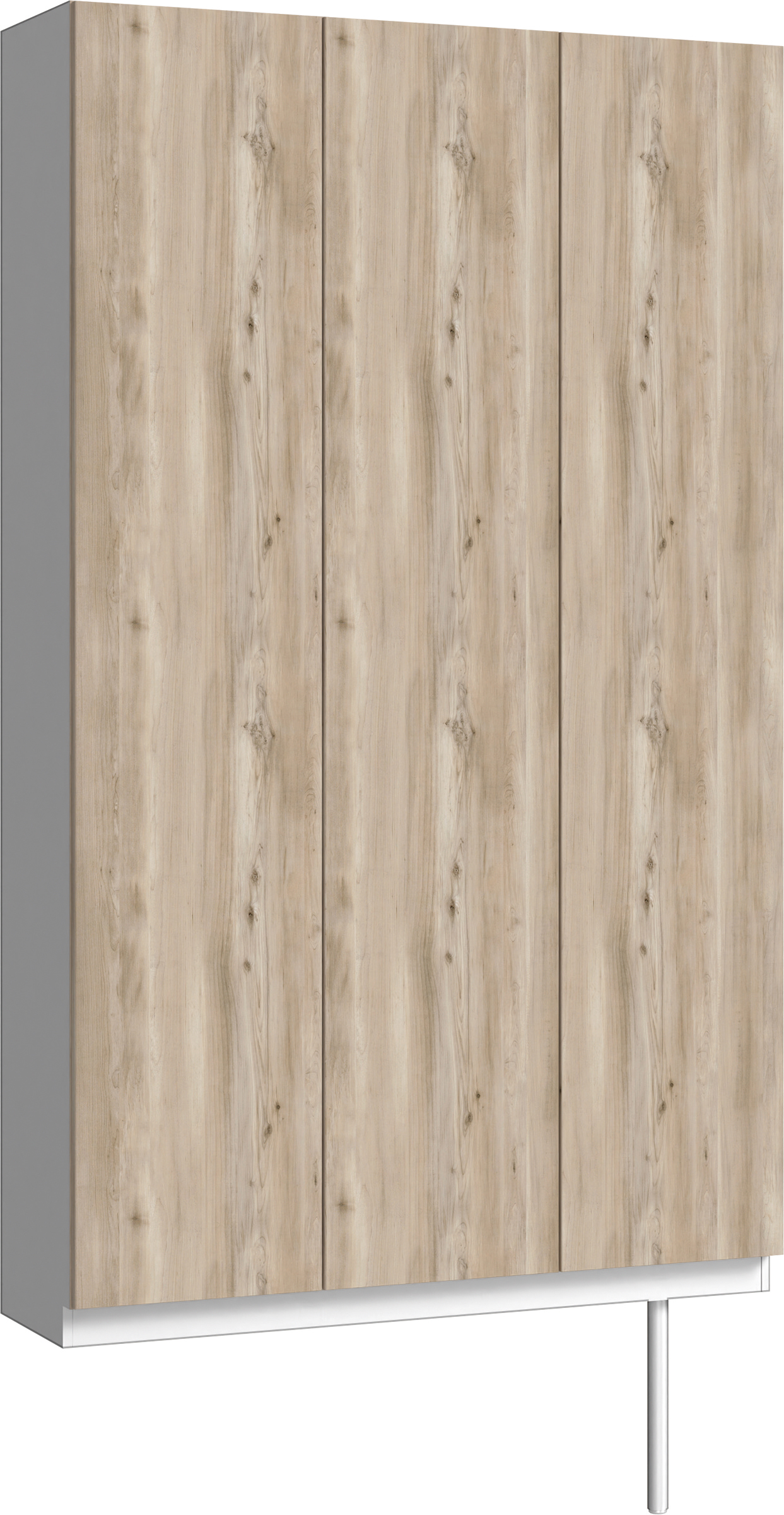 玄関収納　イエリア　開き戸ユニット　フラット　Ｓ９６　トールＰＬＡＮ　シューズ収納　パネル扉　１２００幅　〈スモークグレー柄〉　ハンドルレス