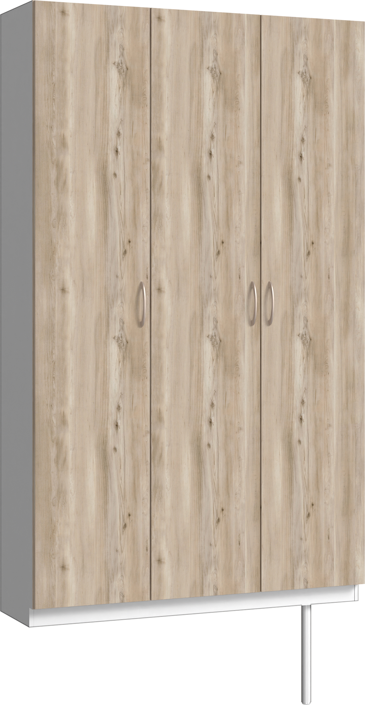 玄関収納　イエリア　開き戸ユニット　フラット　Ｓ９６　トールＰＬＡＮ　シューズ収納　パネル扉　１２００幅　〈スモークグレー柄〉　ハンドルラウンド型〈Ｔシルバー色〉