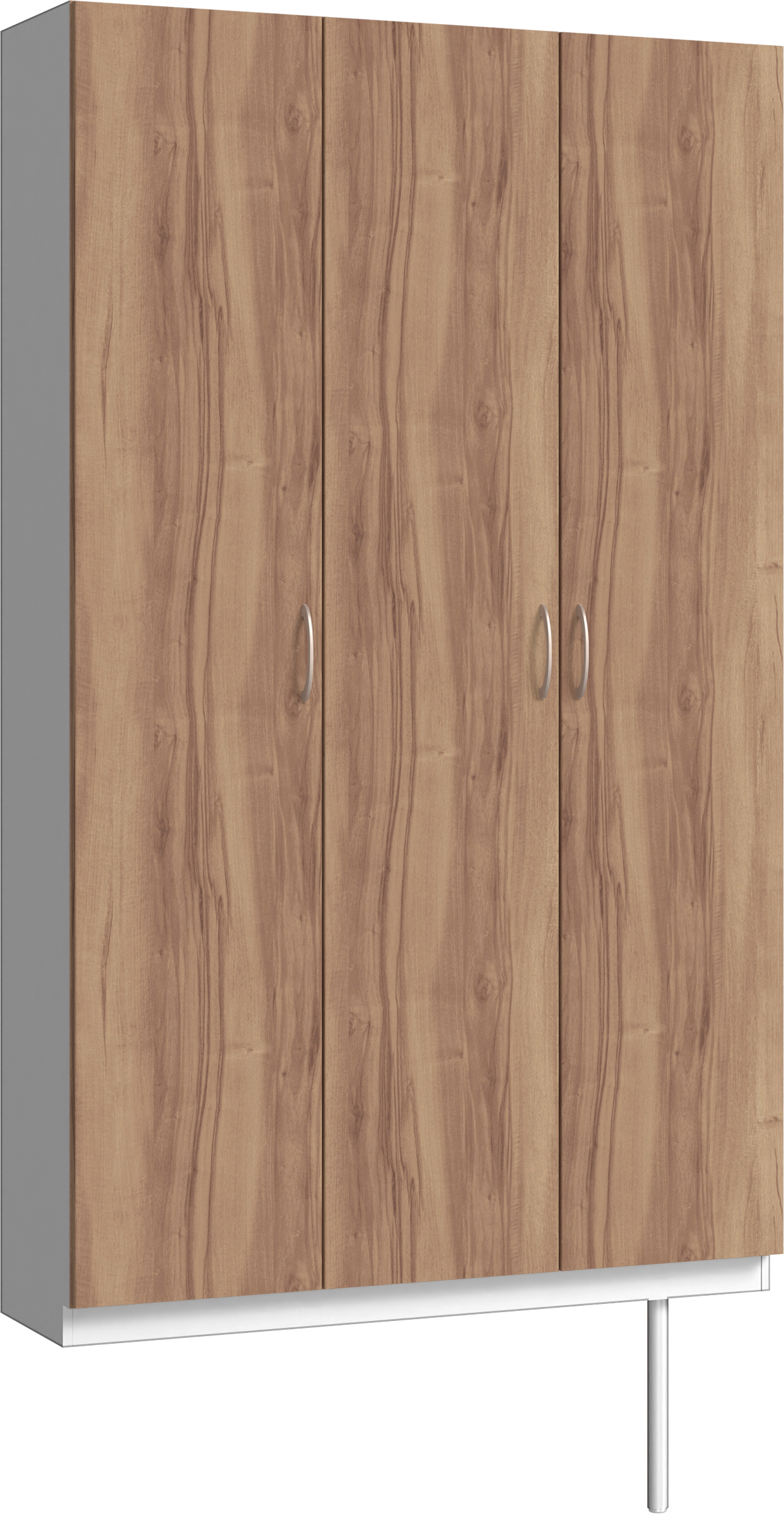 玄関収納　イエリア　開き戸ユニット　フラット　Ｓ９６　トールＰＬＡＮ　シューズ収納　パネル扉　１２００幅　〈バームブラウン柄〉　ハンドルラウンド型〈Ｔシルバー色〉