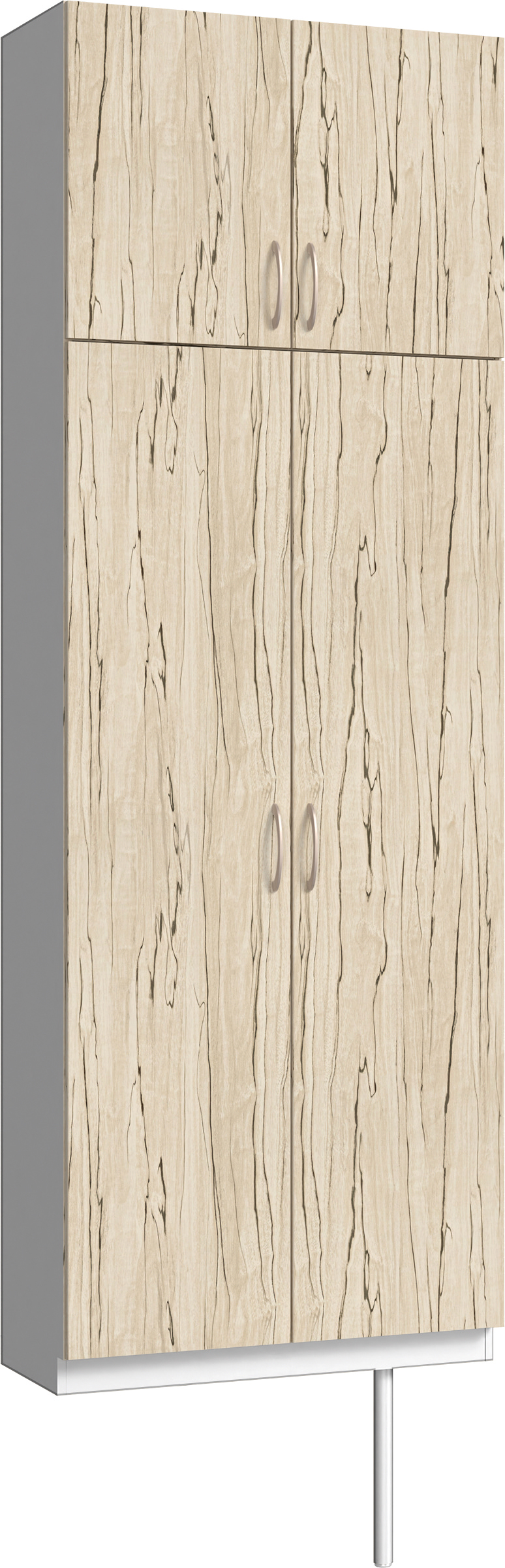 玄関収納　イエリア　開き戸ユニット　フラット　Ｓ２４　トールＰＬＡＮ　シューズ収納　パネル扉　８００幅　〈スロウベージュ柄〉　ハンドルラウンド型〈Ｔシルバー色〉