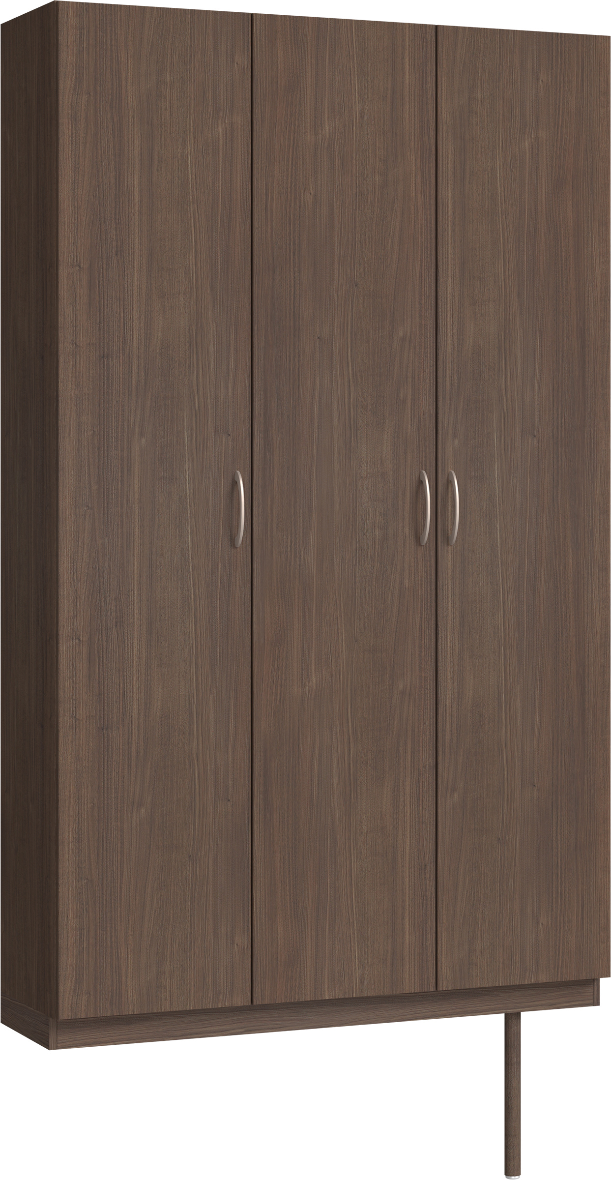 玄関収納　イエリア　開き戸ユニット　フラット縦木目　Ｓ９６　トールＰＬＡＮ　シューズ収納　ウッド扉　１２００幅　〈ダルブラウン柄〉　ハンドルラウンド型〈Ｔシルバー色〉