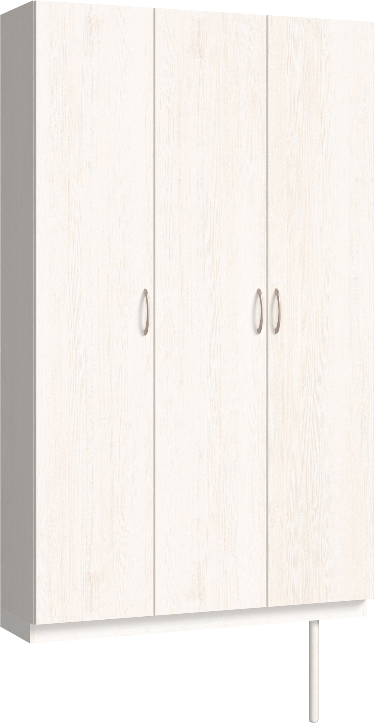 玄関収納　イエリア　開き戸ユニット　フラット縦木目　Ｓ９６　トールＰＬＡＮ　シューズ収納　ウッド扉　１２００幅　〈ネオホワイト柄〉　ハンドルラウンド型〈Ｔシルバー色〉