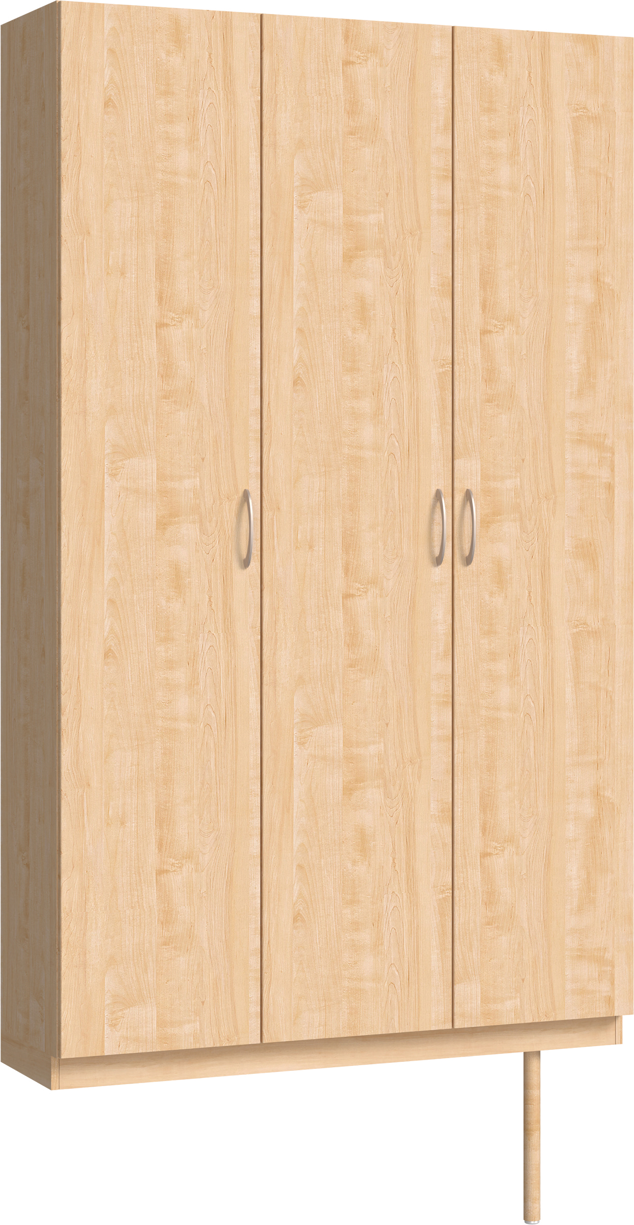 玄関収納　イエリア　開き戸ユニット　フラット縦木目　Ｓ９６　トールＰＬＡＮ　シューズ収納　ウッド扉　１２００幅　〈ミルベージュ柄〉　ハンドルラウンド型〈Ｔシルバー色〉