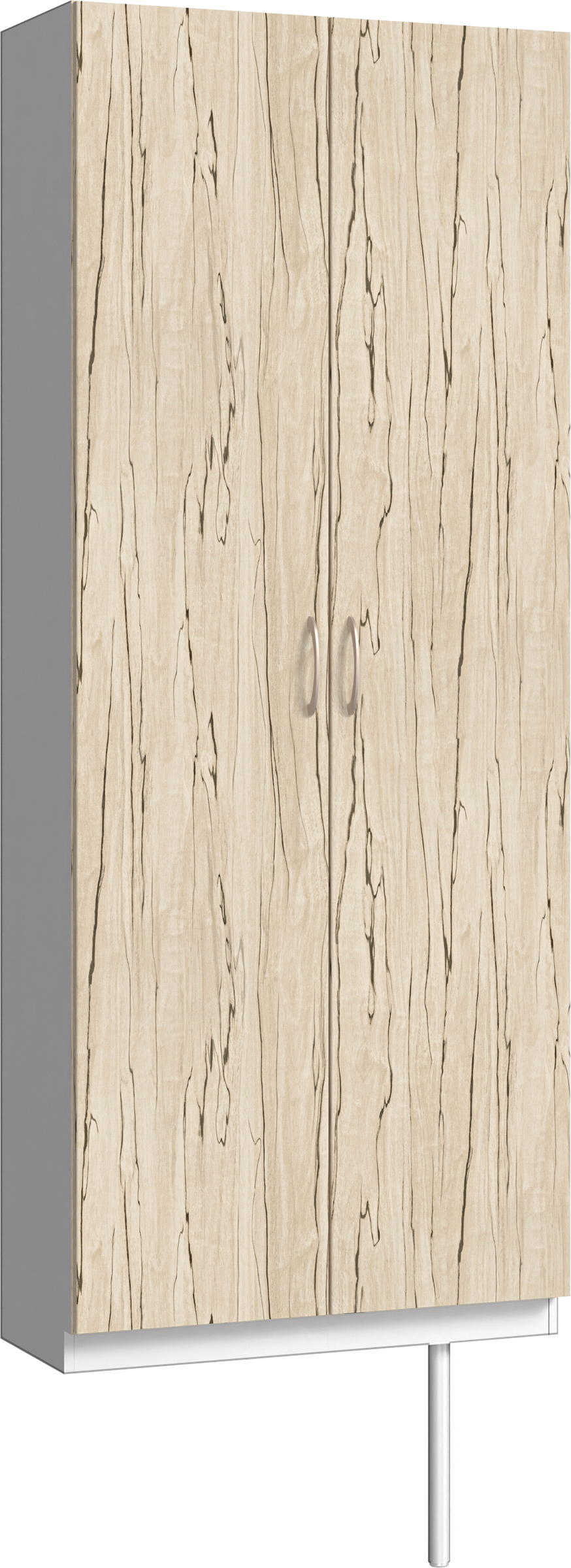 玄関収納　イエリア　開き戸ユニット　フラット　Ｓ２７　トールＰＬＡＮ　シューズ収納　パネル扉　８００幅　〈スロウベージュ柄〉　ハンドルラウンド型〈Ｔシルバー色〉