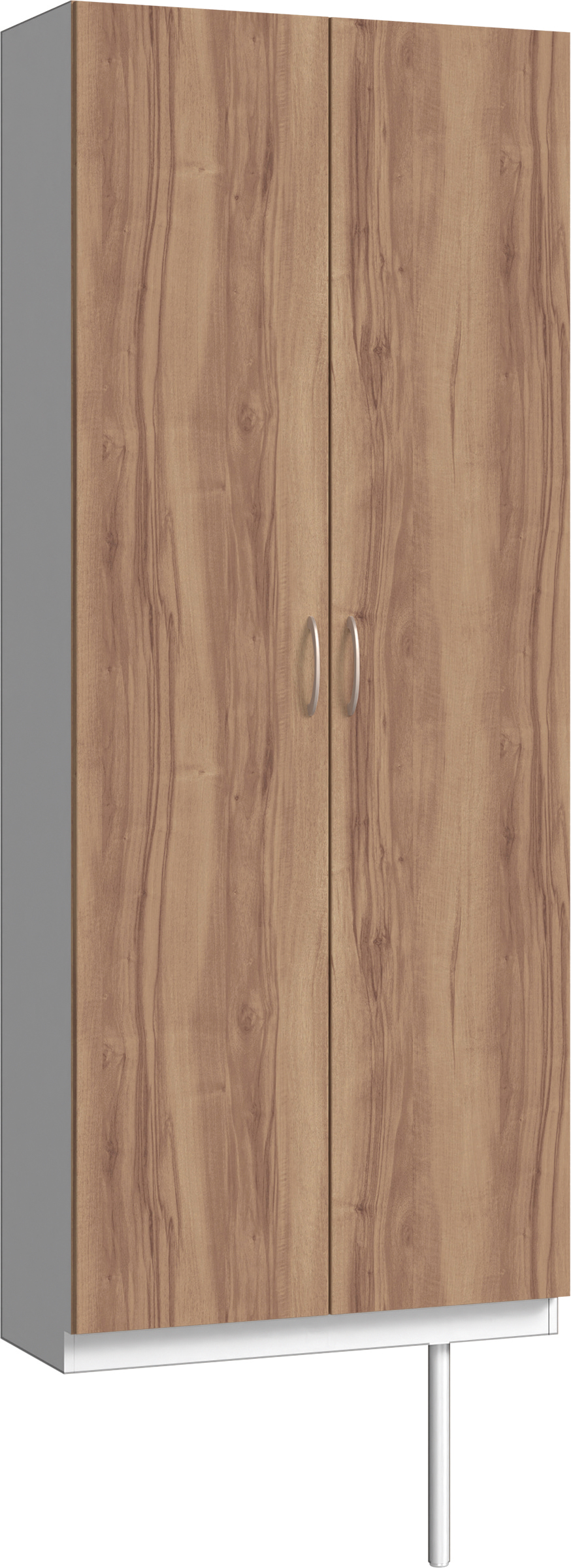 玄関収納　イエリア　開き戸ユニット　フラット　Ｓ２７　トールＰＬＡＮ　シューズ収納　パネル扉　８００幅　〈バームブラウン柄〉　ハンドルラウンド型〈Ｔシルバー色〉