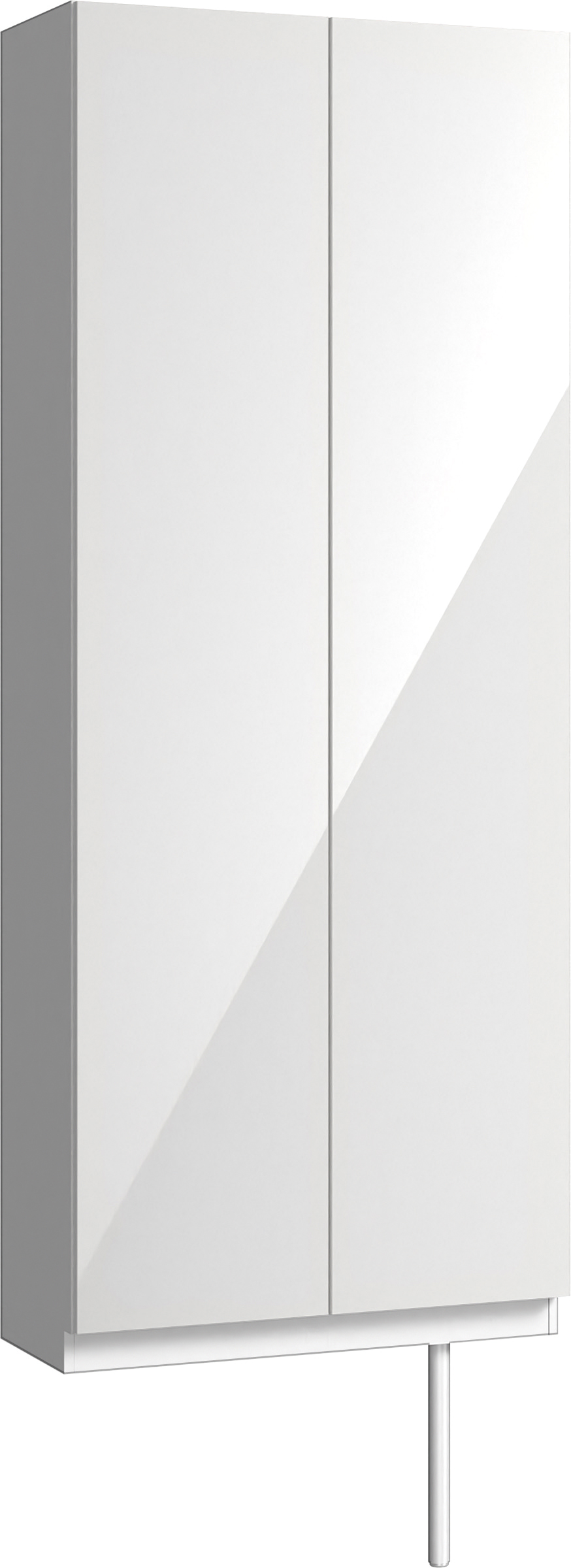 玄関収納　イエリア　開き戸ユニット　フラット　Ｓ２７　トールＰＬＡＮ　シューズ収納　パネル扉　８００幅　〈ルミホワイト柄〉　ハンドルレス