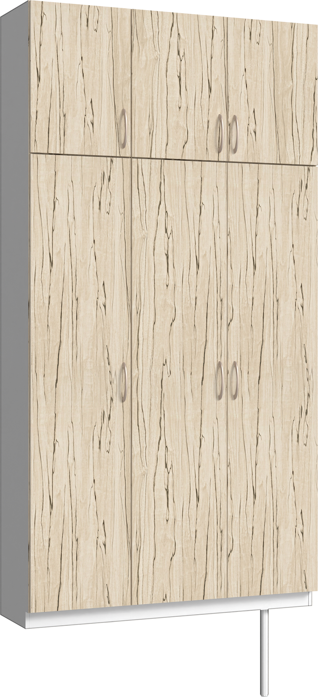 玄関収納　イエリア　開き戸ユニット　フラット　Ｓ３０　トールＰＬＡＮ　シューズ収納　パネル扉　１２００幅　〈スロウベージュ柄〉　ハンドルラウンド型〈Ｔシルバー色〉