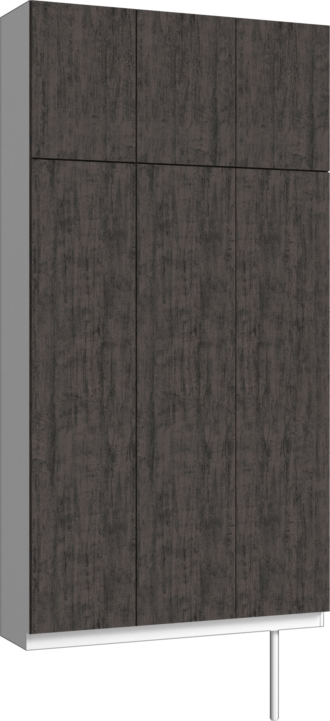 玄関収納　イエリア　開き戸ユニット　フラット　Ｓ３０　トールＰＬＡＮ　シューズ収納　パネル扉　１２００幅　〈ドライブラック柄〉　ハンドルレス