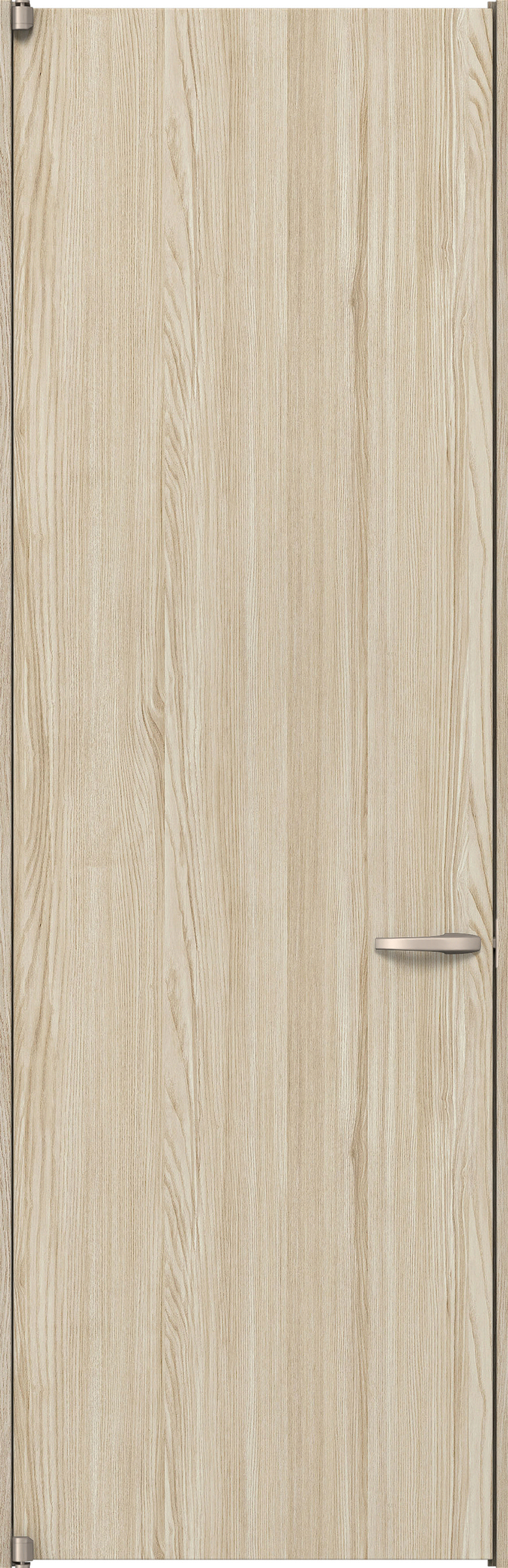 リビングドア　イエリア　二方枠ドア　扉セット　００デザイン　８５０幅　２４００高　〈ソフトグレージュ柄〉　左開き　空錠　ピボット丁番