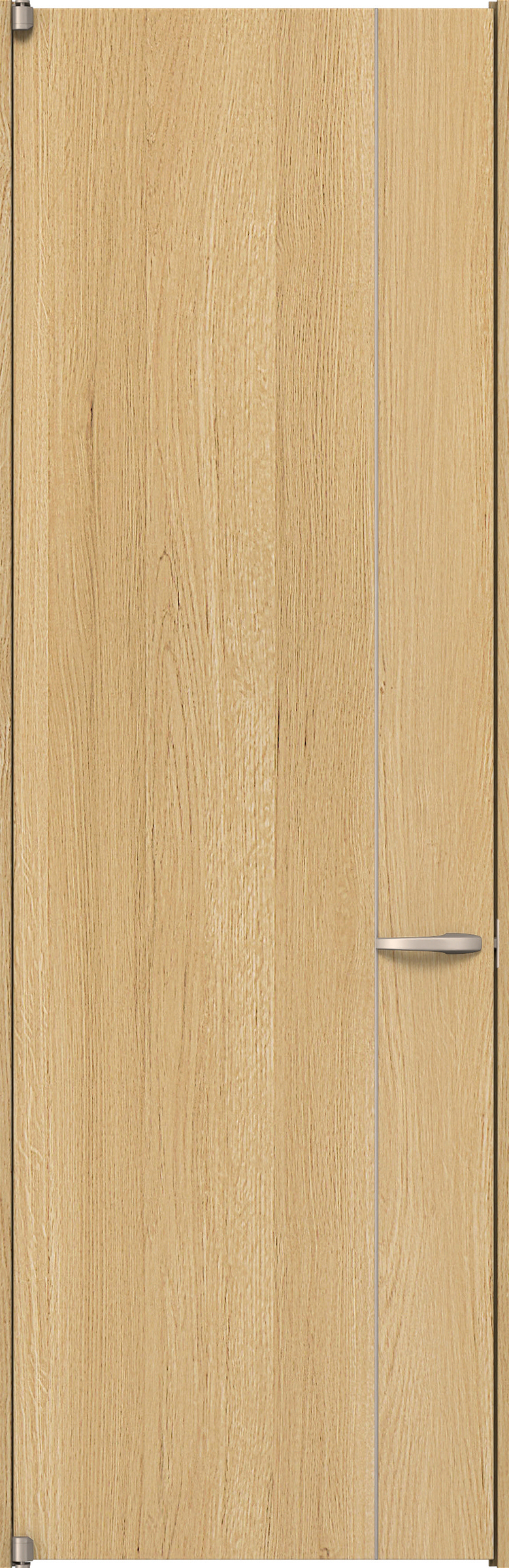 リビングドア　イエリア　二方枠ドア　扉セット　Ｄ３デザイン　８５０幅　２４００高　〈ライトオーカー柄〉　左開き　空錠　ピボット丁番