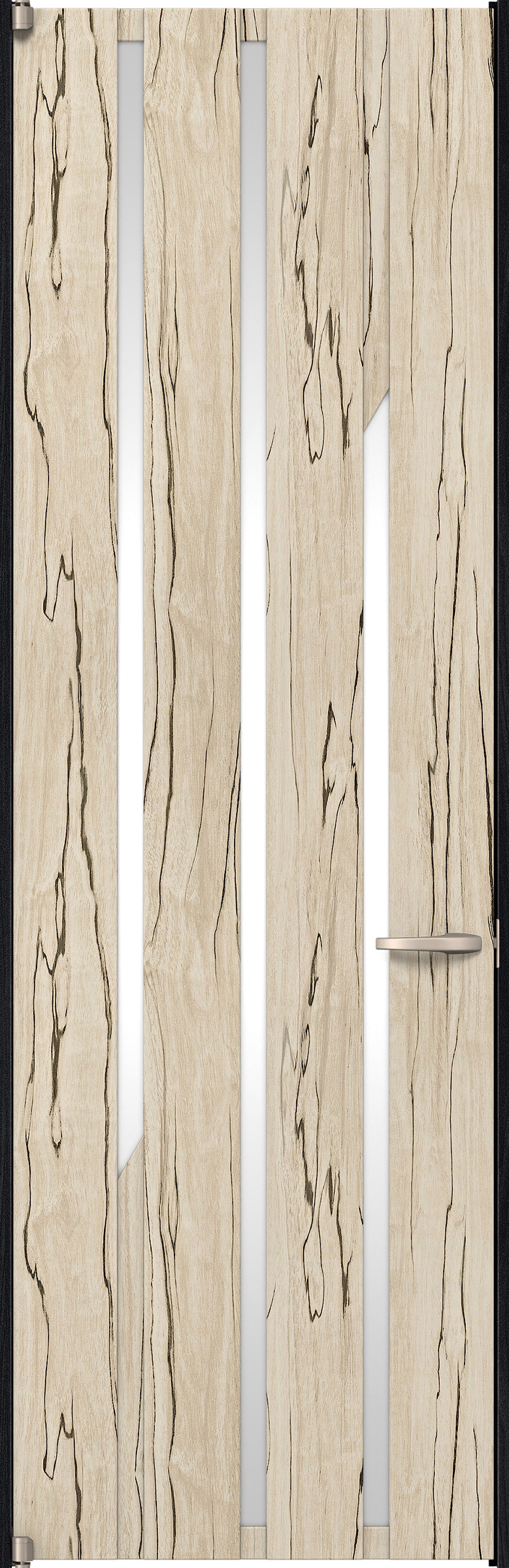 リビングドア　イエリア　二方枠ドア　扉セット　Ｅ３デザイン　７３５幅　２４００高　〈スロウベージュ柄〉　左開き　空錠　ピボット丁番