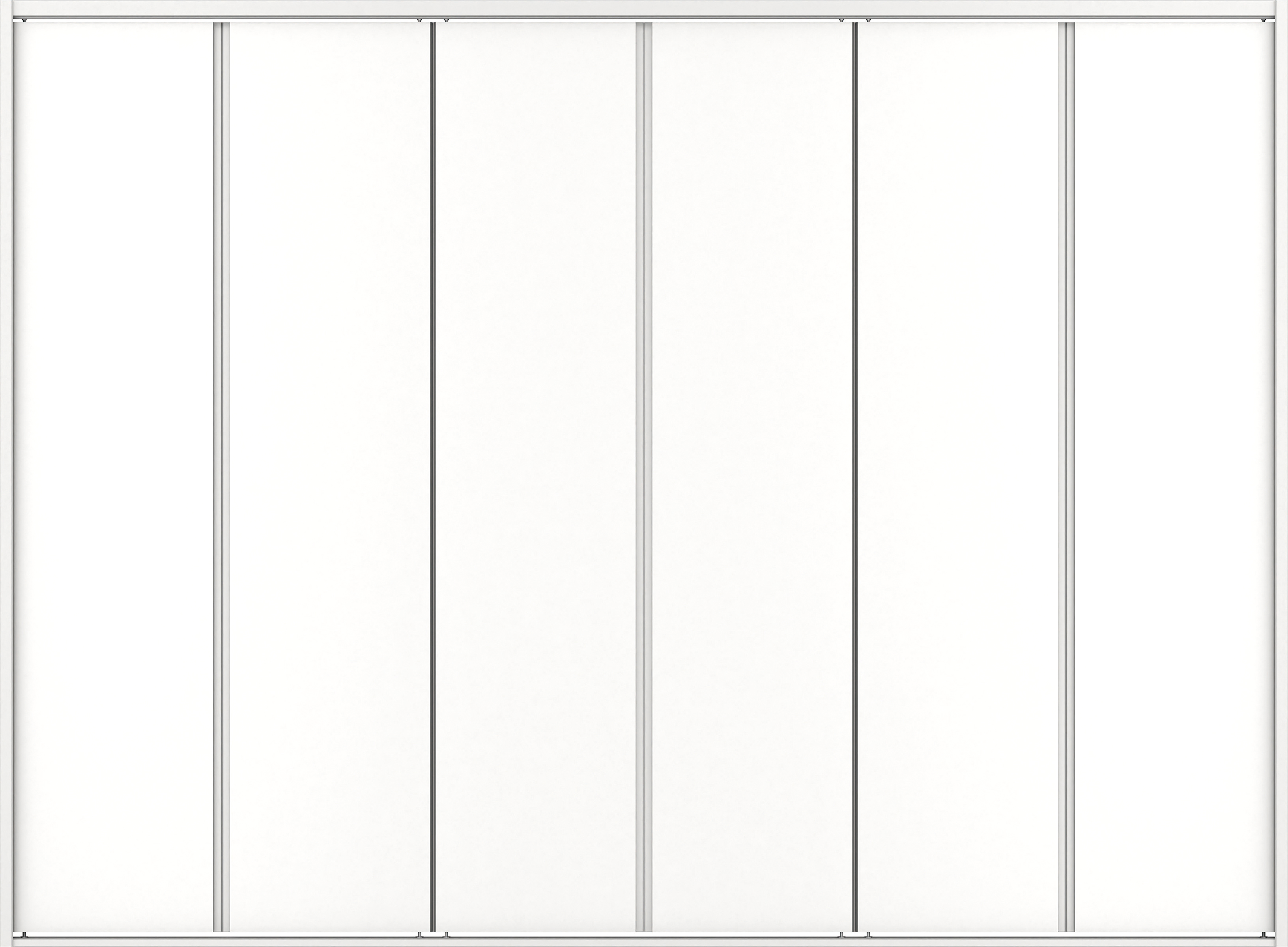 クローク収納　イエリア　折戸ユニット　ハンドルレスタイプ　ウッド扉　四方枠（固定枠）　セット　２４５０幅（９尺間口）　１８００高　〈パウダーホワイト柄〉　ハンドルレス