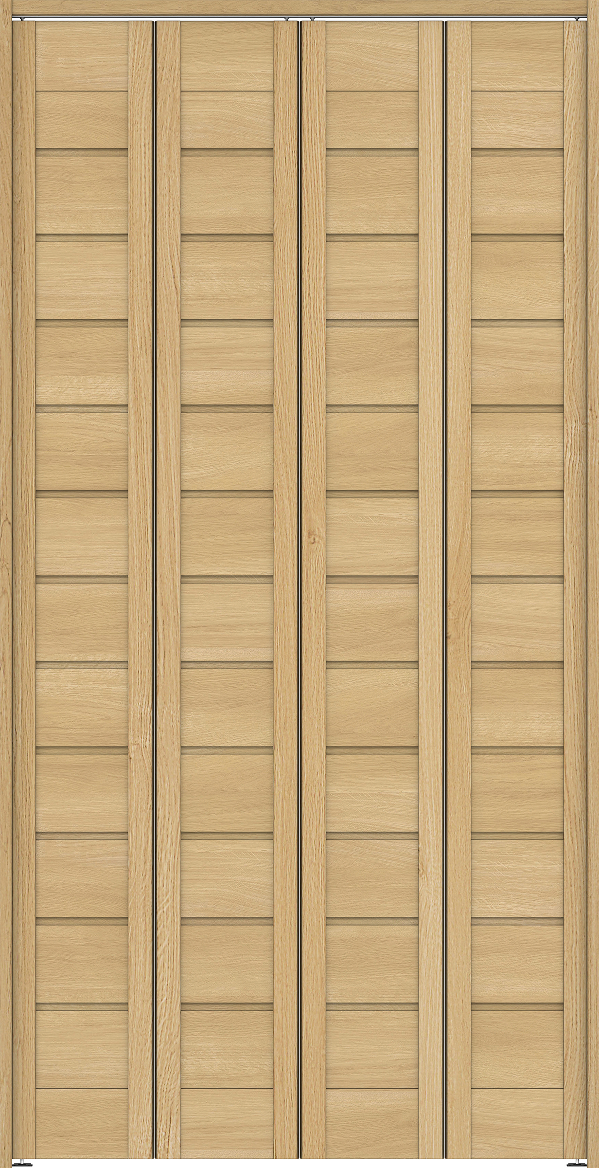 クローク収納　イエリア　折戸ユニット　通気タイプ　ウッド扉　下レールレス三方枠（固定枠）　セット　１１９０幅（４．５尺間口）　２３２０高　〈ライトオーカー柄〉　ハンドルレス