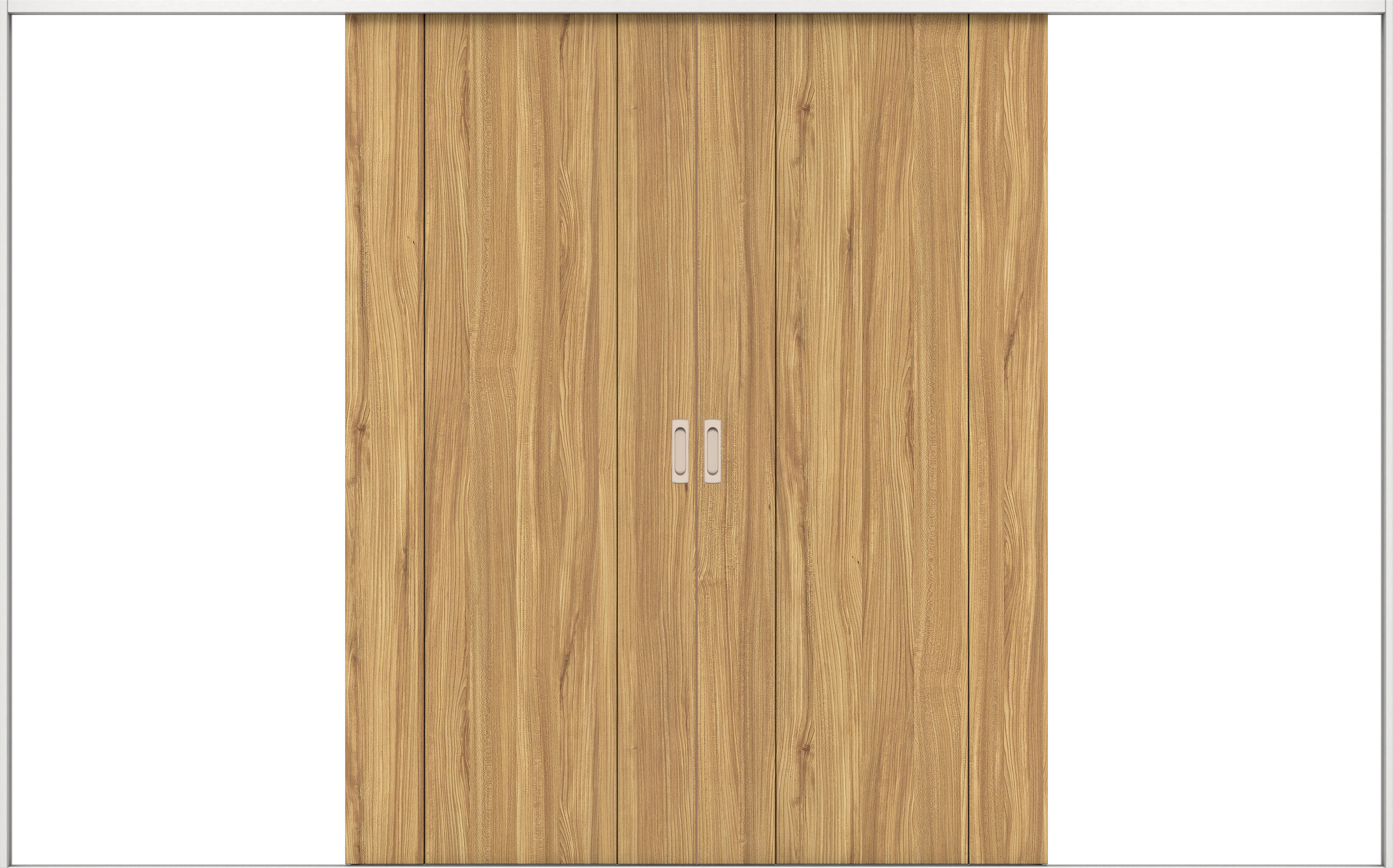 リビングドア　イエリア　引戸・引分　扉セット　１Ｐデザイン　３２６６幅用　２０００高　〈シナモンブラウン柄〉　左右兼用　錠なし　ラクラクローズ付