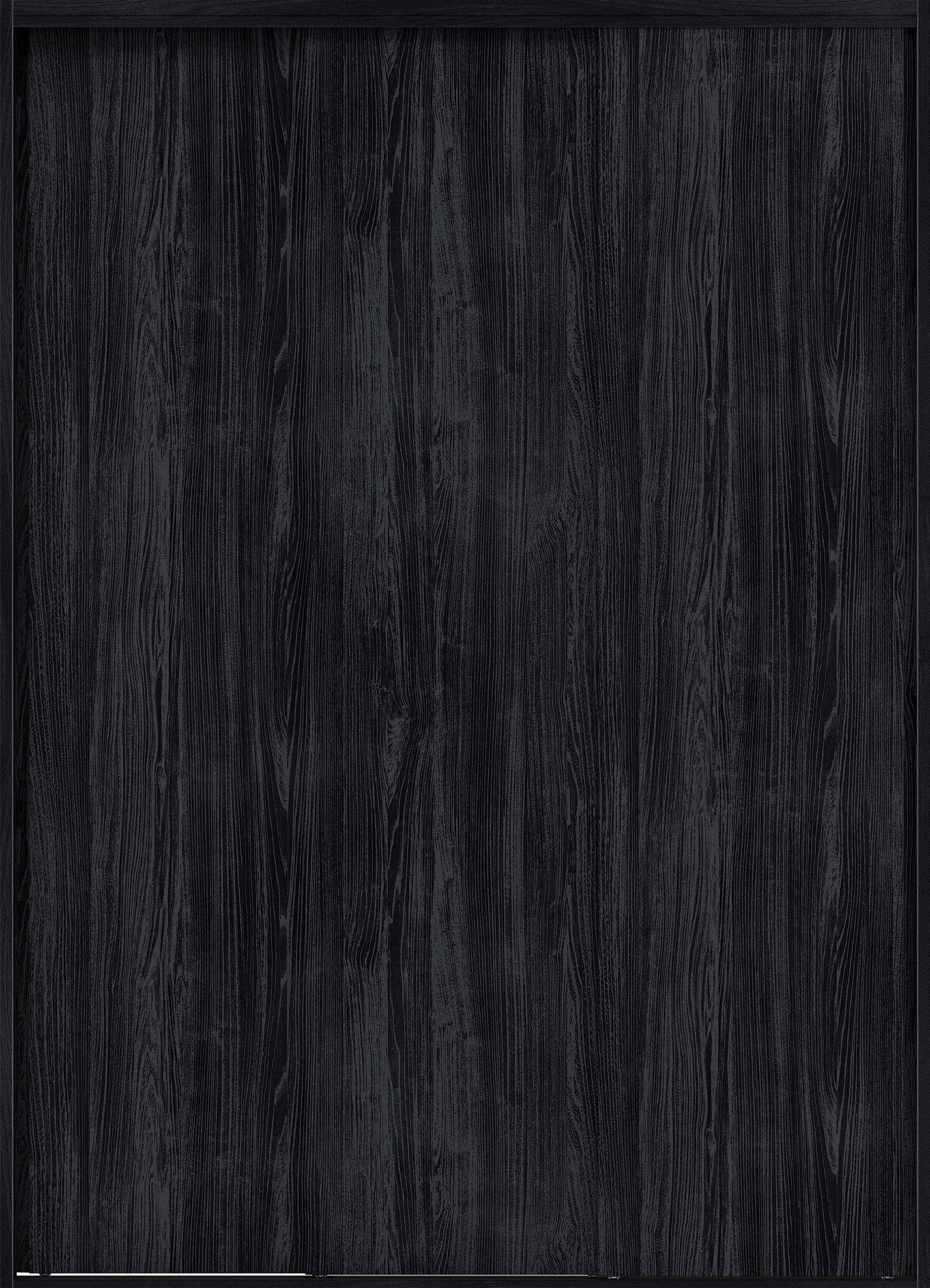 クローク収納　イエリア　引戸ユニット　通し引手　縦木目タイプ　四方枠（固定枠）　セット　１６４４幅（６尺小間口）　２３３０高　〈モスブラック柄〉　ハンドルレス