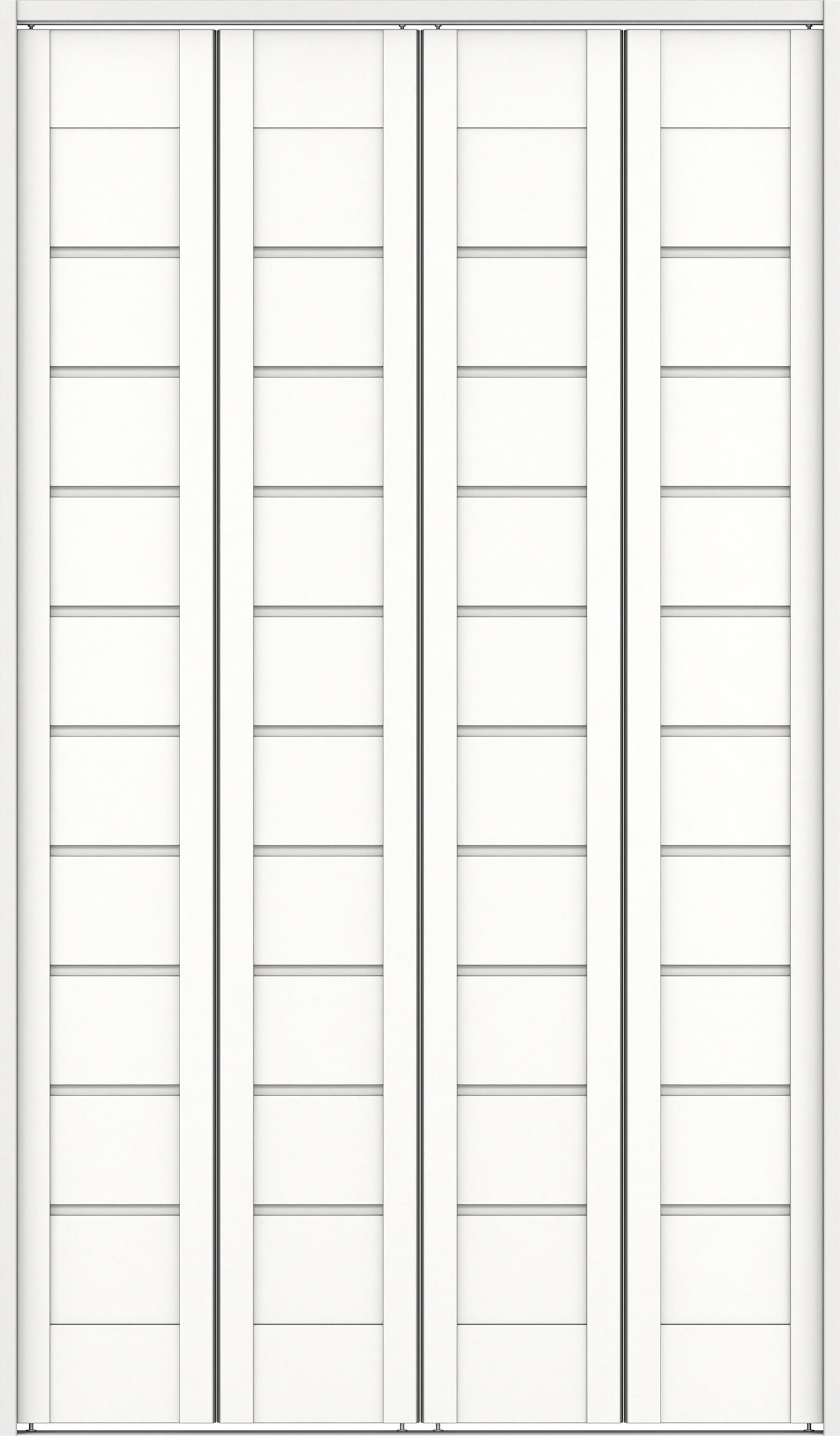 クローク収納　イエリア　折戸ユニット　通気タイプ　ウッド扉　下レール付三方枠（固定枠）　セット　１１９０幅（４．５尺間口）　２０３５高　〈パウダーホワイト柄〉　ハンドルレス