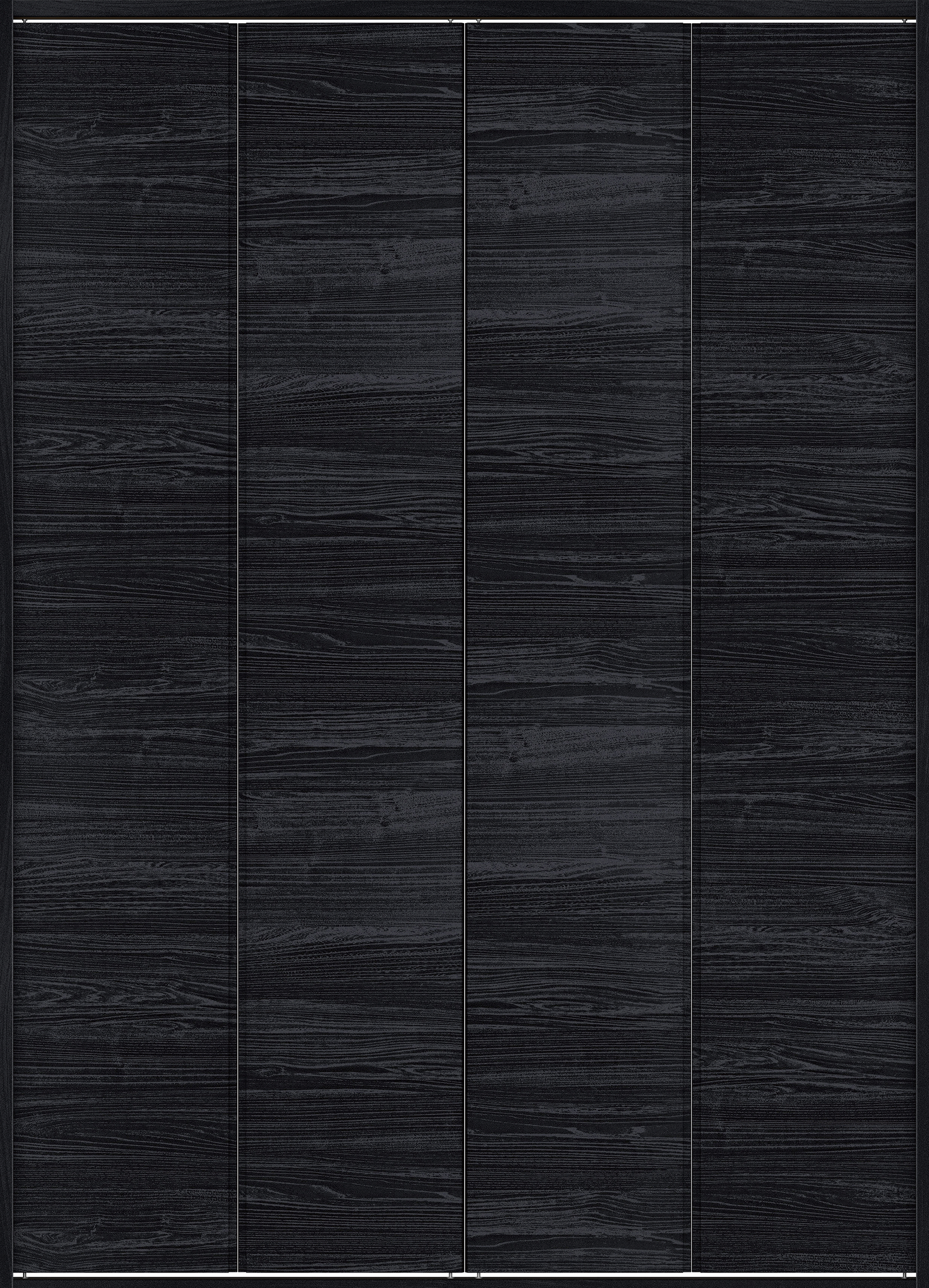 クローク収納　イエリア　折戸ユニット　ハンドルレス横木目タイプ　ウッド扉　四方枠（固定枠）　セット　１６４４幅（６尺小間口）　２３３０高　〈モスブラック柄〉　ハンドルレス