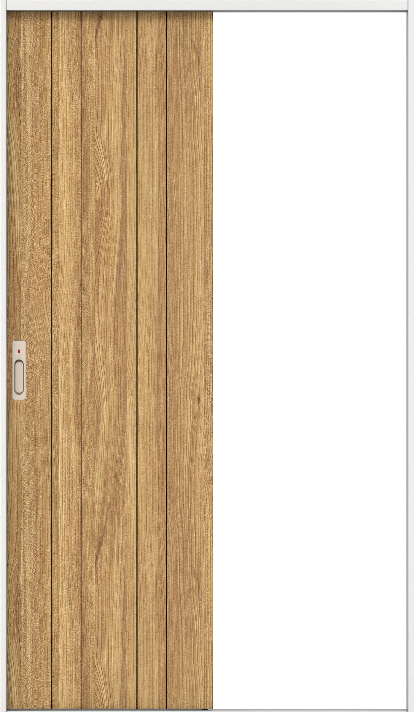 リビングドア　イエリア　引戸・片引　扉セット　０Ｓデザイン　１３１５幅用　２０００高　〈シナモンブラウン柄〉　左右兼用　カマ錠付　表示錠　ラクラクローズ付