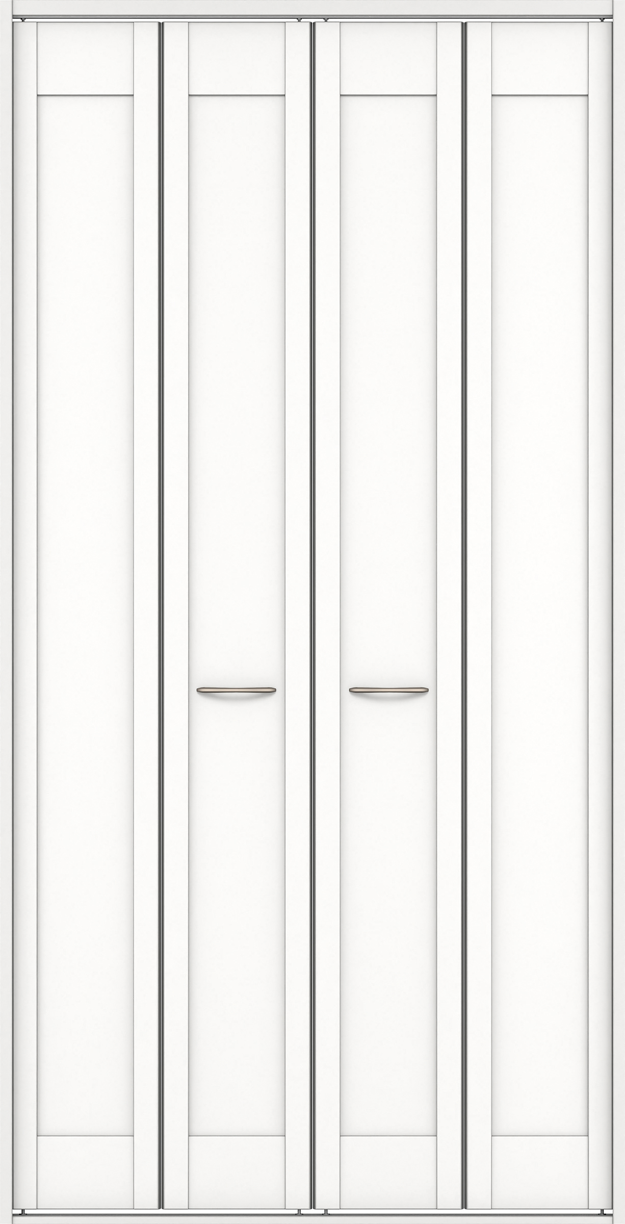 クローク収納　イエリア　折戸ユニット　カマチタイプ　ウッド扉　四方枠（固定枠）　セット　１１９０幅（４．５尺間口）　２３３０高　〈パウダーホワイト柄〉　ハンドルラウンド型〈Ｔシルバー色〉