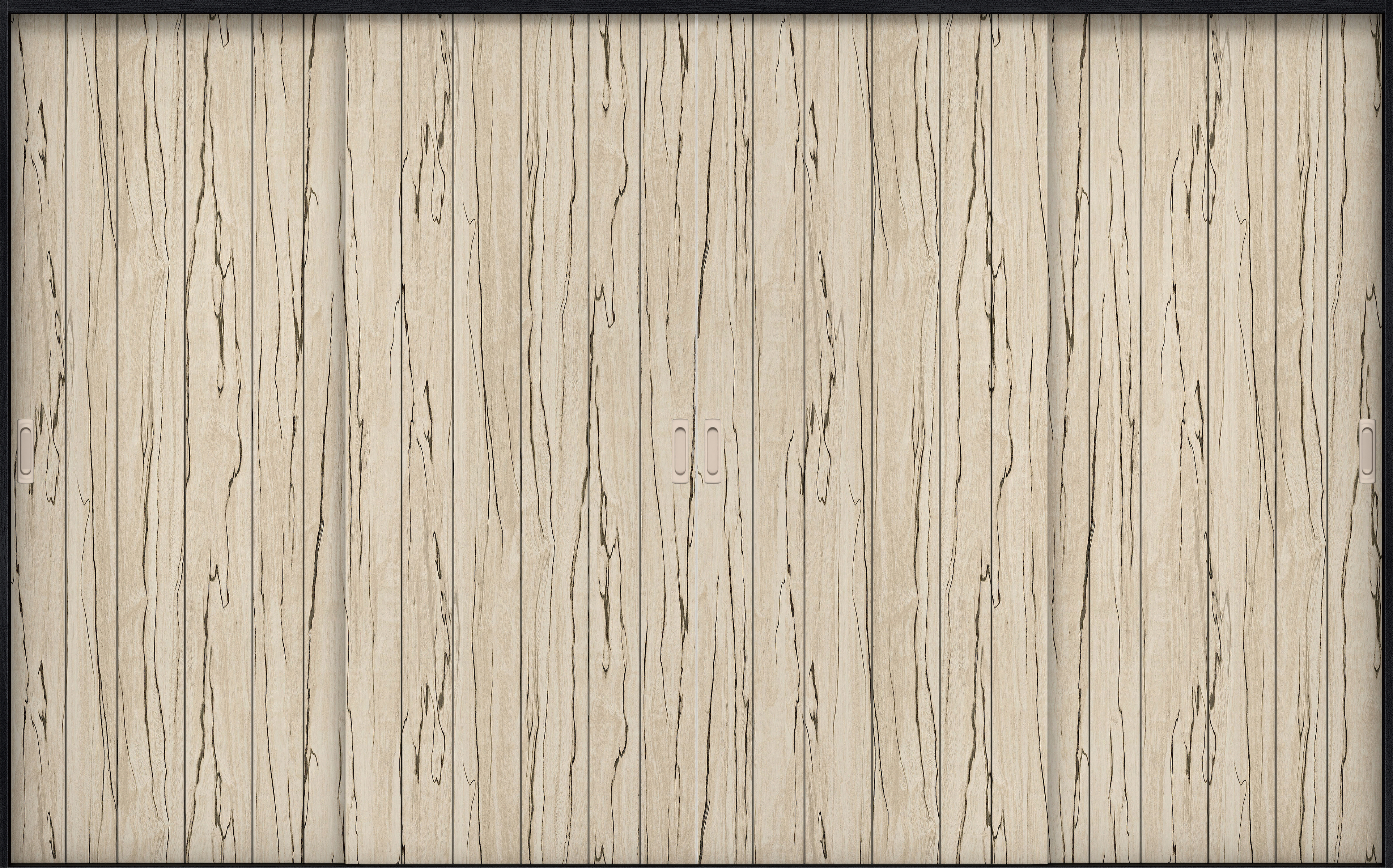 リビングドア　イエリア　引戸・４枚引違　扉セット　０Ｓデザイン　３２６６幅用　２０００高　〈スロウベージュ柄〉　左右兼用　錠なし　ラクラクローズ付