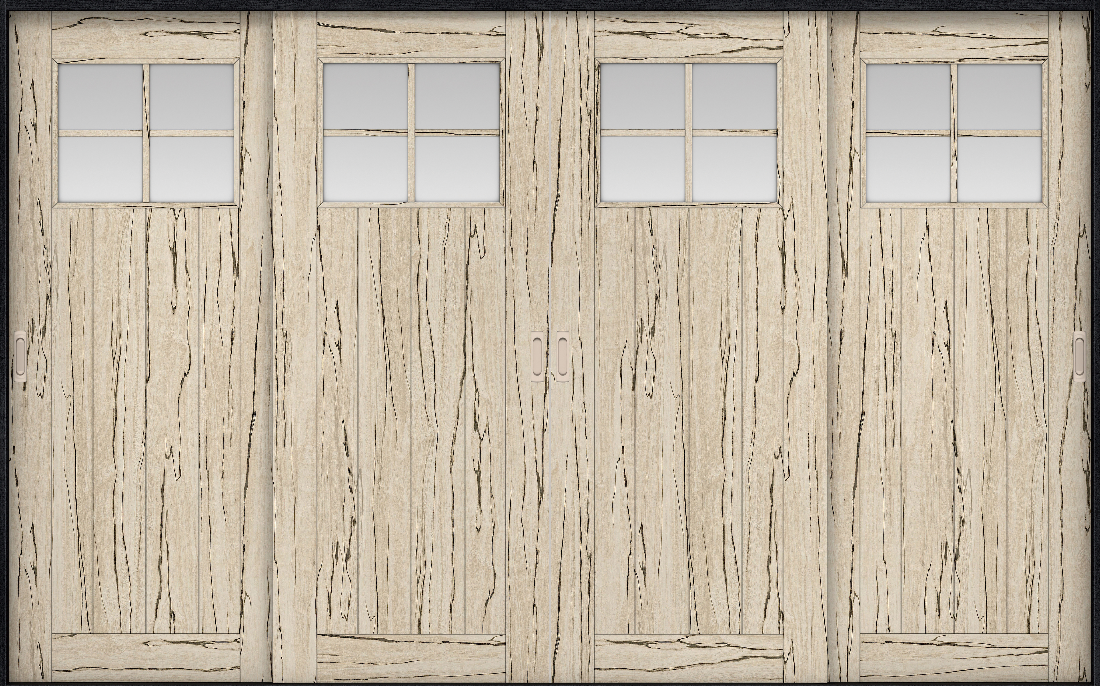 リビングドア　イエリア　引戸・４枚引違　扉セット　１Ｓデザイン　３２６６幅用　２０００高　〈スロウベージュ柄〉　左右兼用　錠なし　ラクラクローズ付