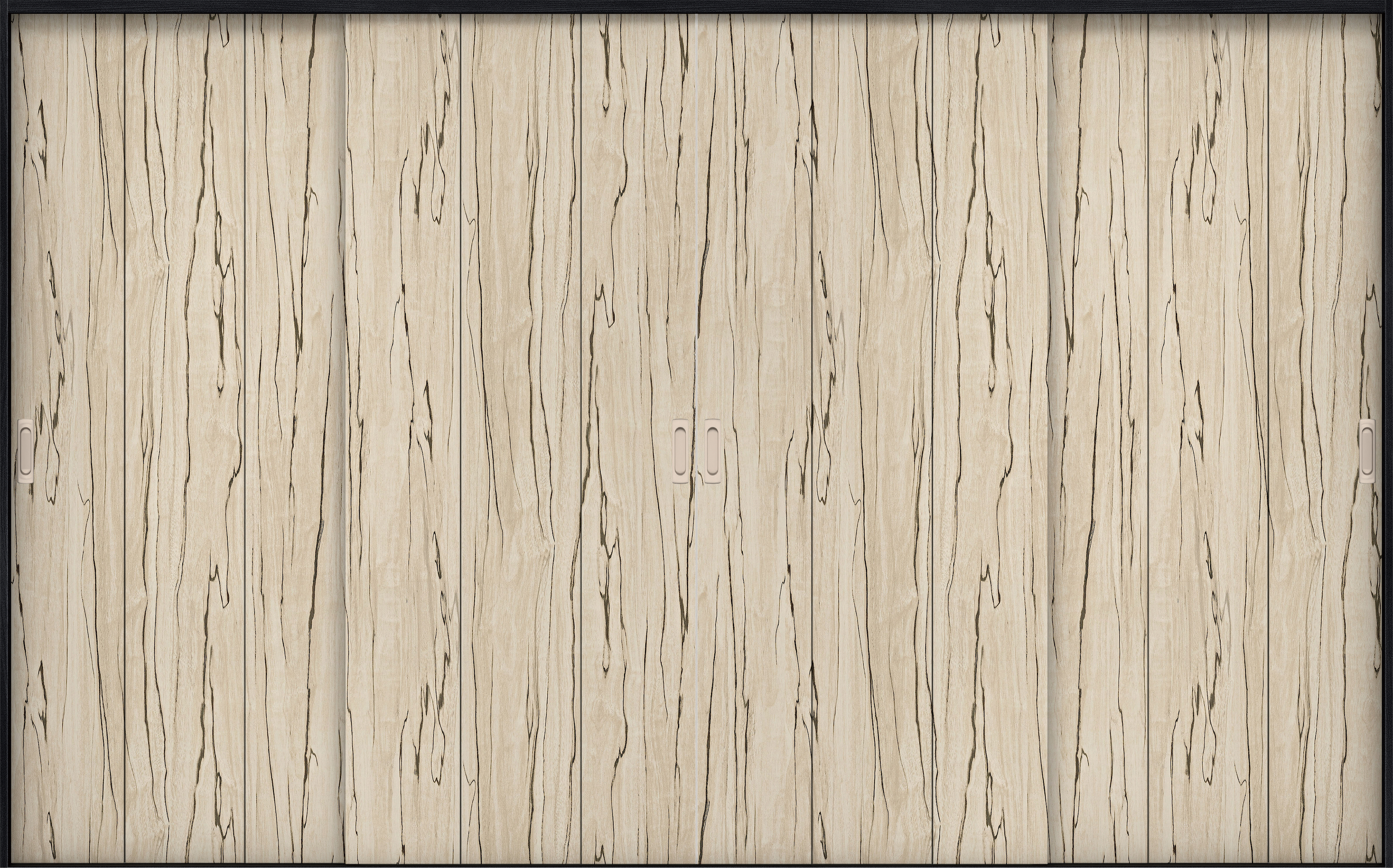 リビングドア　イエリア　引戸・４枚引違　扉セット　Ｇ１デザイン　３２６６幅用　２０００高　〈スロウベージュ柄〉　左右兼用　錠なし　ラクラクローズ付