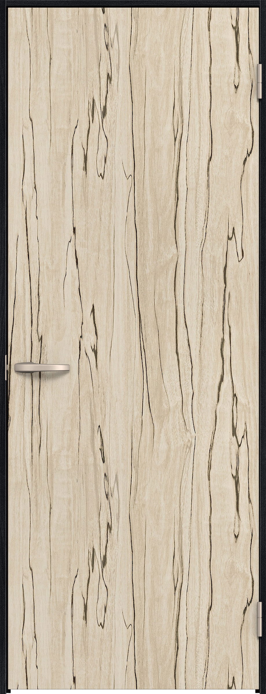 リビングドア　イエリア　片開きドア　扉セット　００デザイン　７３５幅　２０００高　〈スロウベージュ柄〉　右開き　空錠　Ｎスタンダード丁番