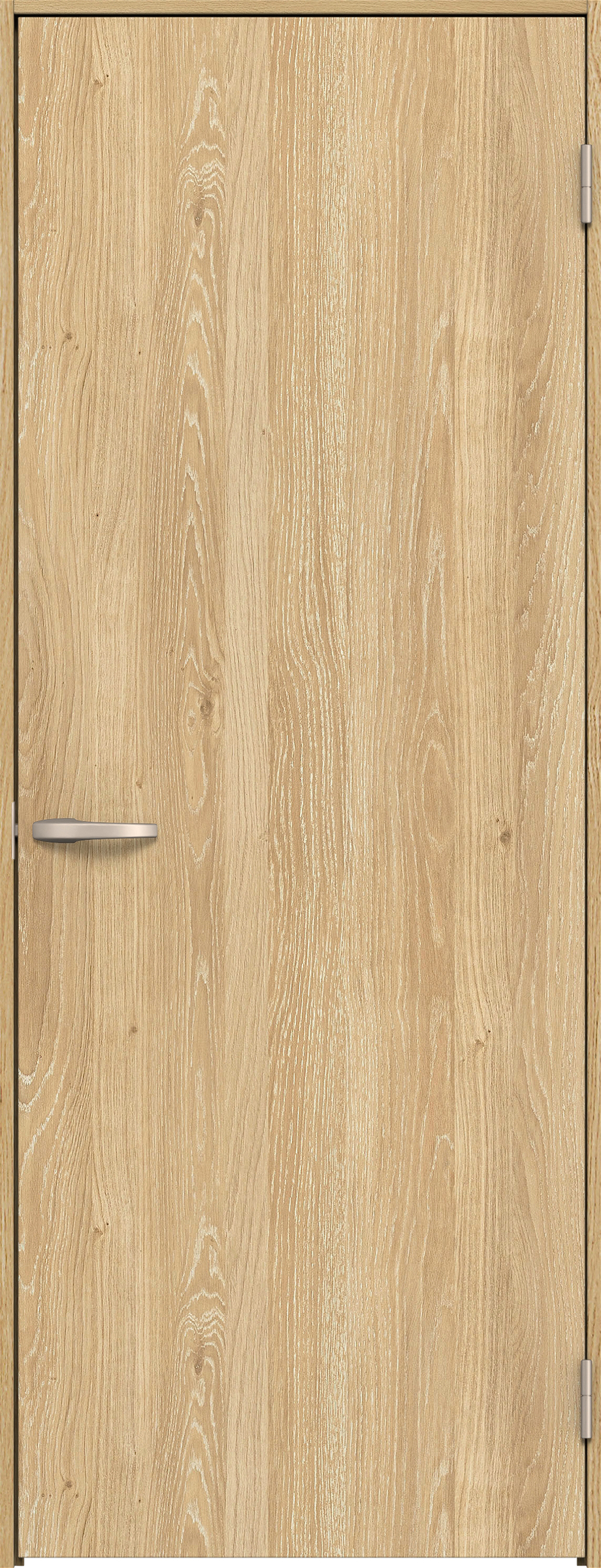 リビングドア　イエリア　片開きドア　扉セット　００デザイン　７３５幅　２０００高　〈ミルキーオーカー柄〉　右開き　空錠　Ｎスタンダード丁番