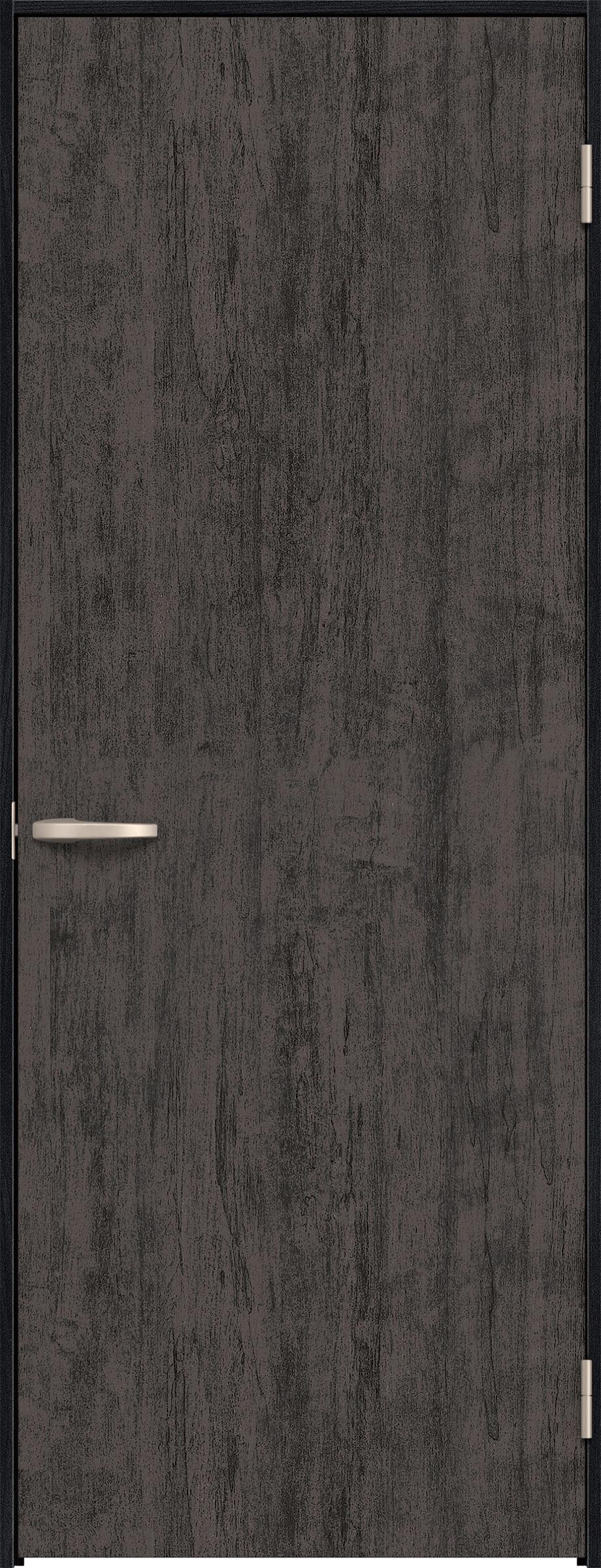 リビングドア　イエリア　片開きドア　扉セット　００デザイン　７３５幅　２０００高　〈ドライブラック柄〉　右開き　空錠　Ｎスタンダード丁番